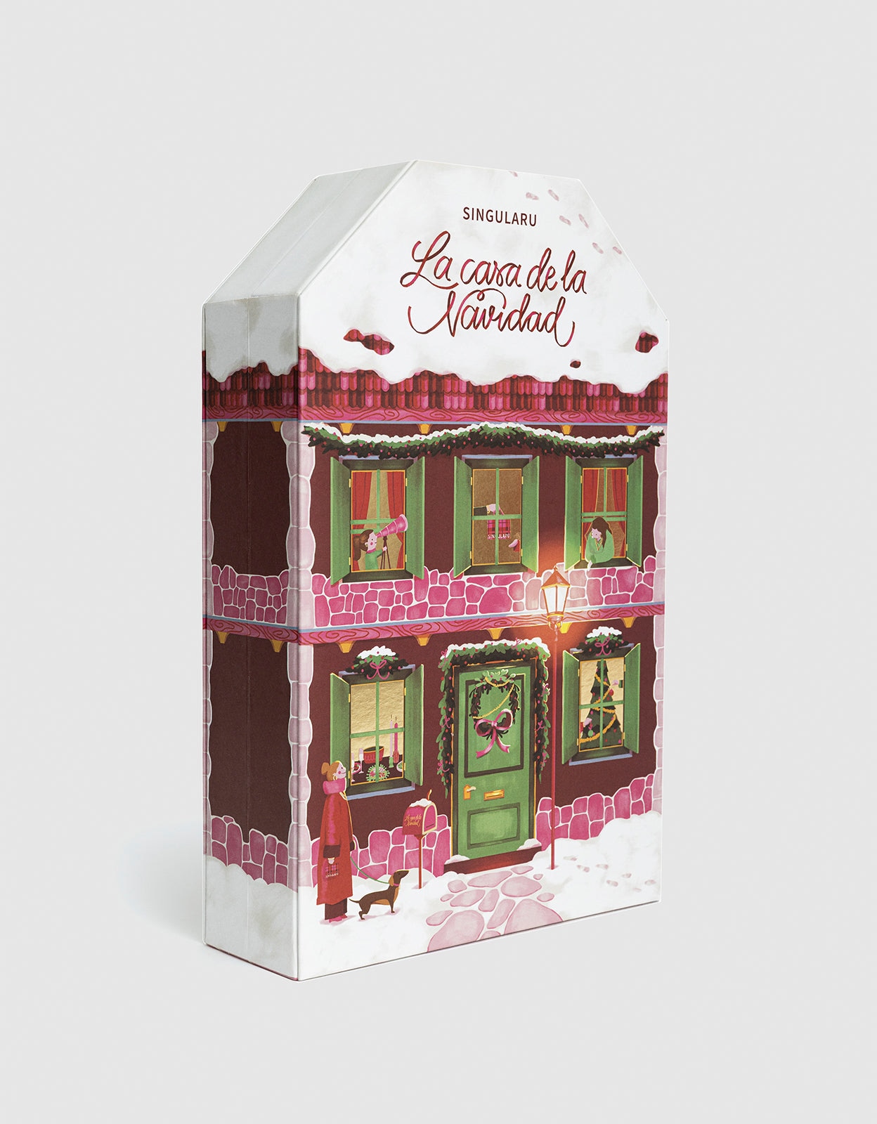 Calendario de adviento la casa de la navidad - Singularu - Multicolor Multicolor-1