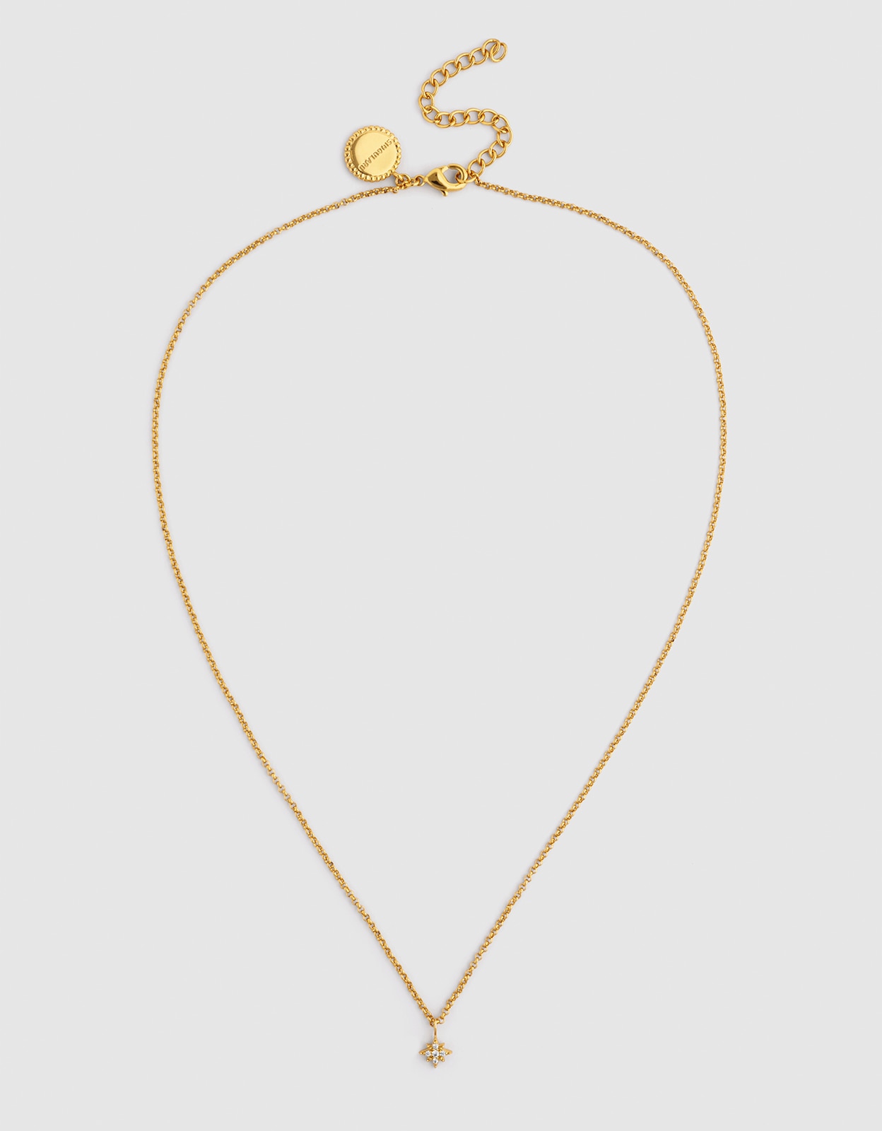 Collar polar star de aleación de metales bañado en oro - Singularu - Dorado Dorado-4