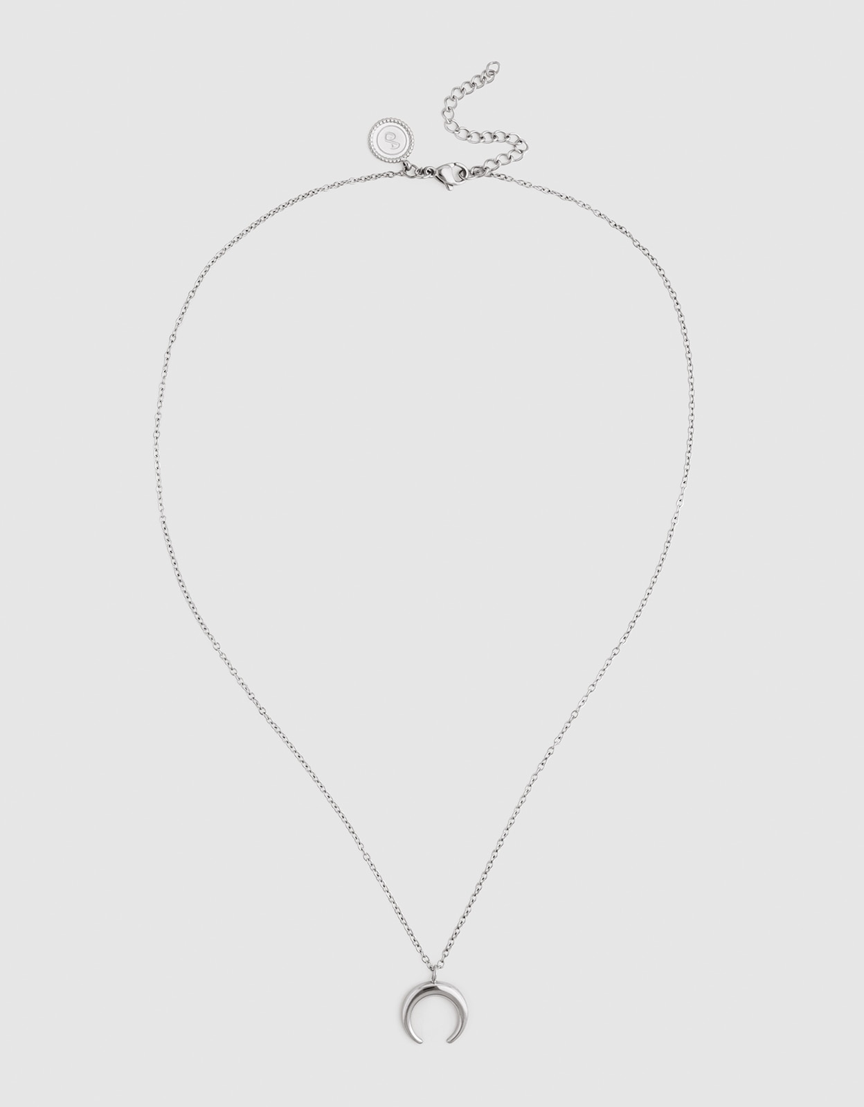 Imagen 4 de Collar moonset de acero - Singularu - Plateado Plateado