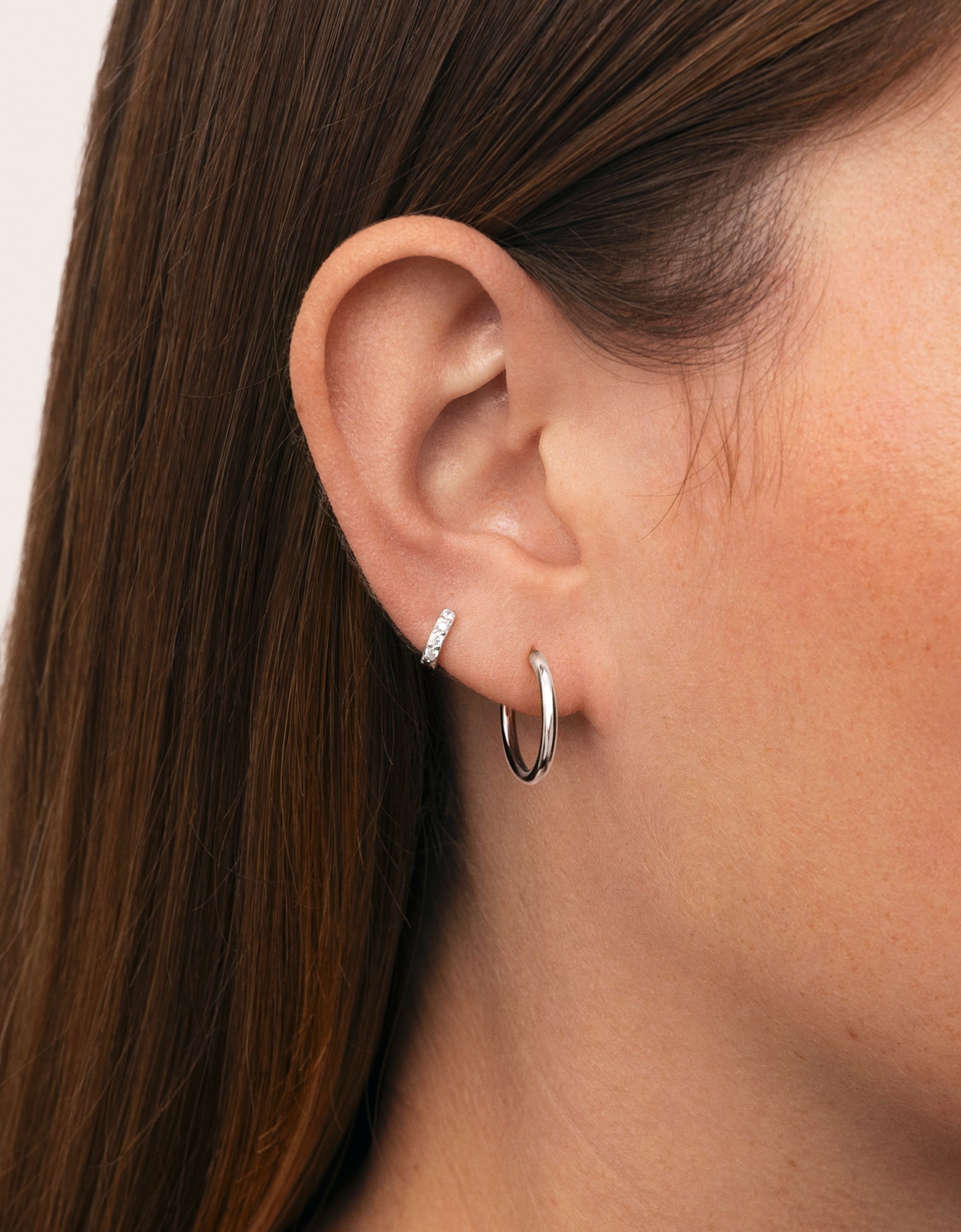 Piercing aro cleo s de aleación de metales bañado en rodio - Singularu - Plateado Plateado-2