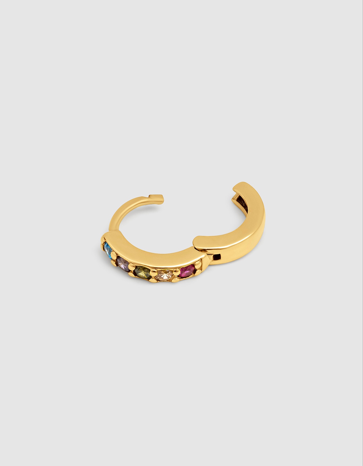 Imagen 3 de Piercing aro cleo m colors de aleación de metales bañado en oro - Singularu - Multicolor Multicolor