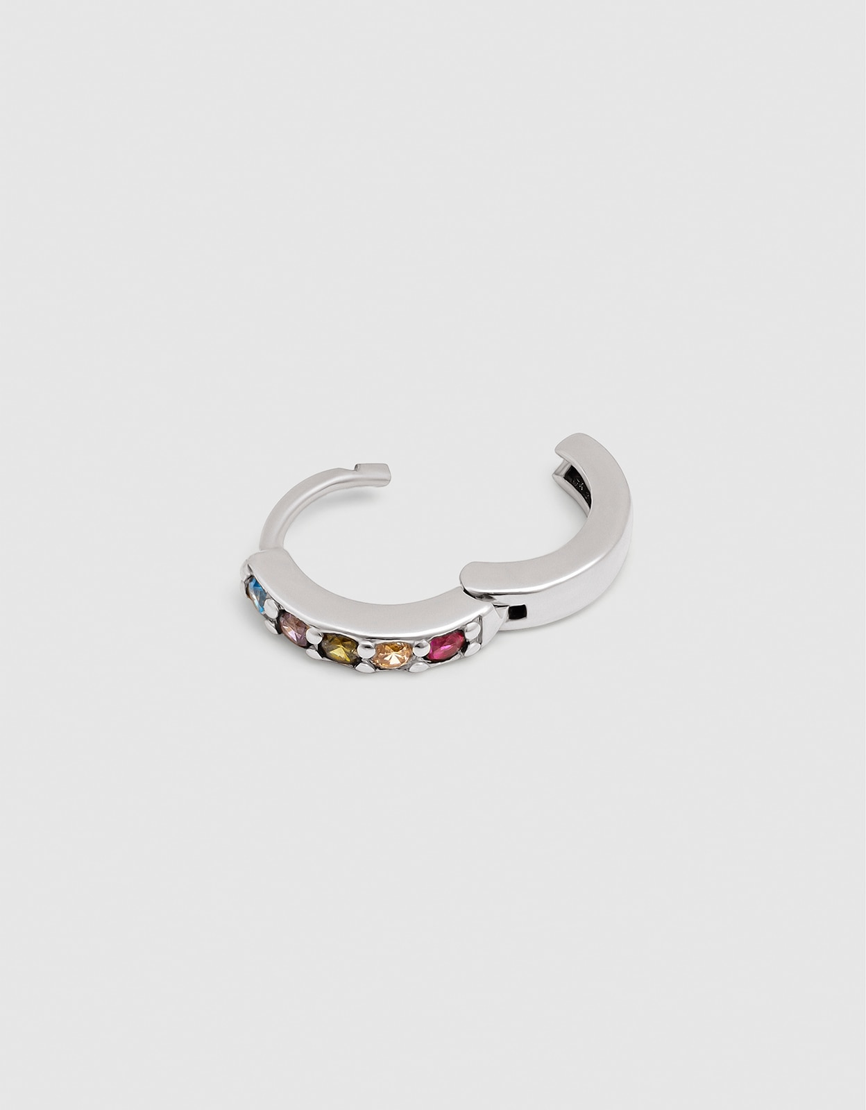Piercing aro cleo m colors de aleación de metales bañado en rodio - Singularu - Multicolor Multicolor-3