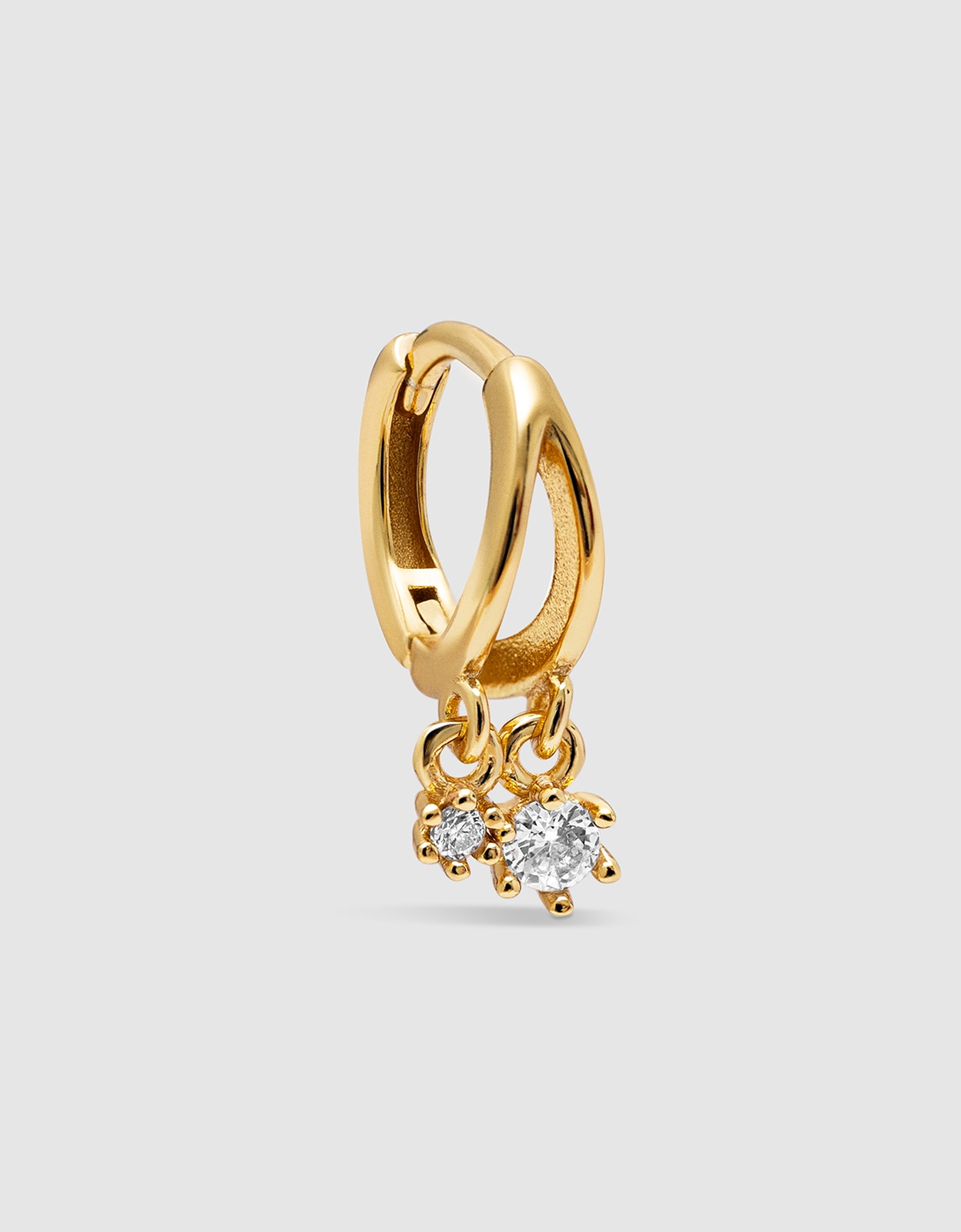 Piercing luzia de aleación de metales bañado en oro - Singularu - Dorado Dorado-1