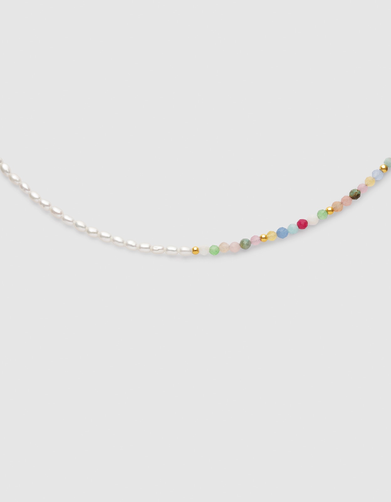 Imagen 0 de Collar pompeya altea de acero bañado en oro Multicolor