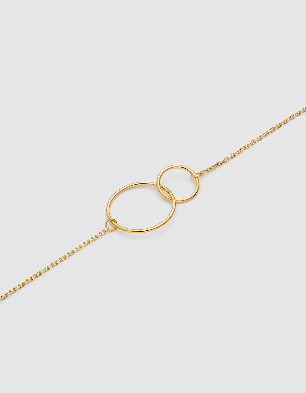 Pulsera de cadena sister de acero bañado en oro - Singularu - Dorado Dorado-3