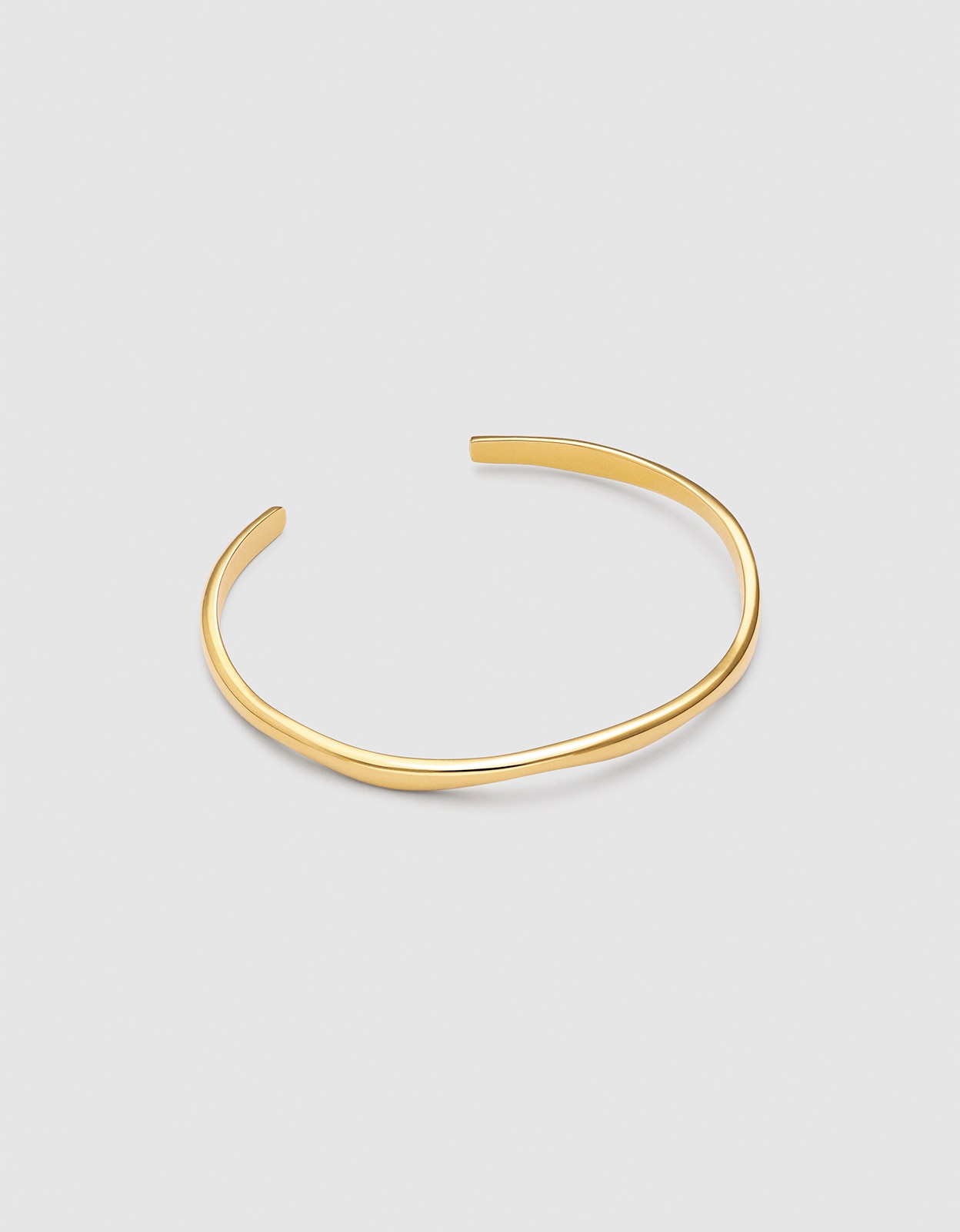 Brazalete dane de acero bañado en oro - Singularu - Dorado Dorado-1