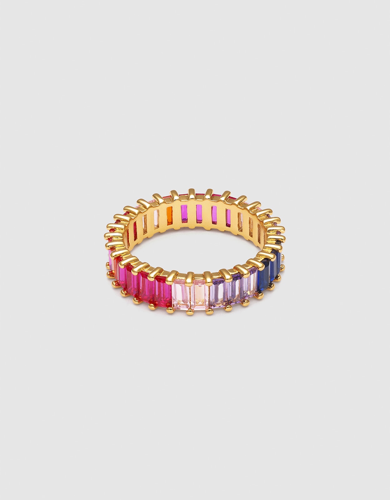 Anillo sia berries de aleación de metales bañado en oro - Singularu - Multicolor Multicolor-1