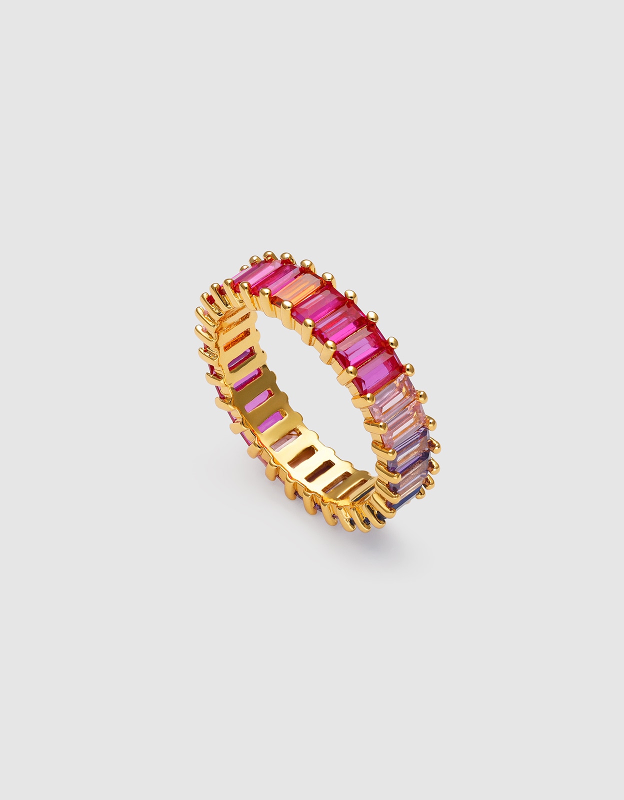 Anillo sia berries de aleación de metales bañado en oro - Singularu - Multicolor Multicolor-3