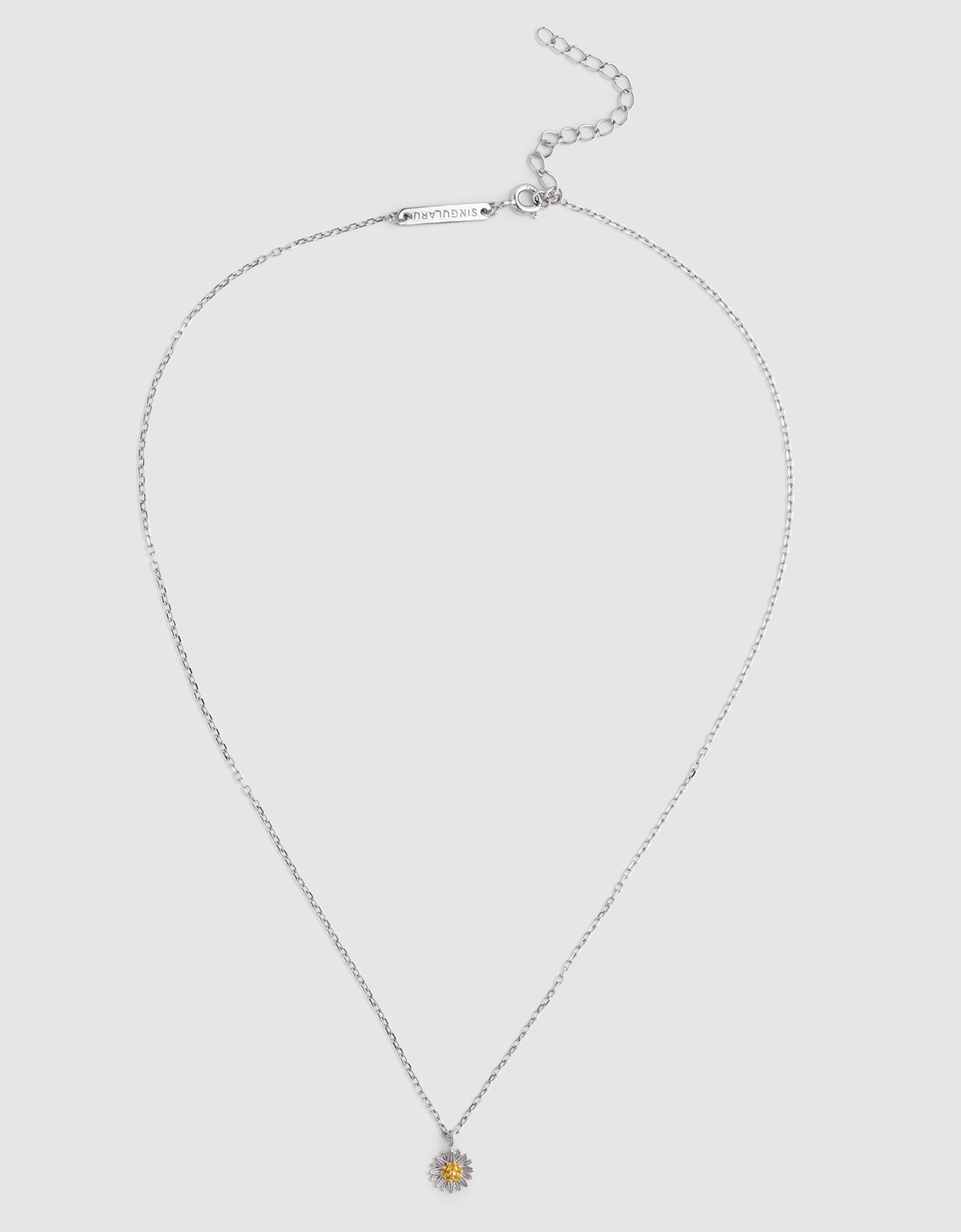 Imagen 4 de Collar margarita - Singularu - Plateado Plateado