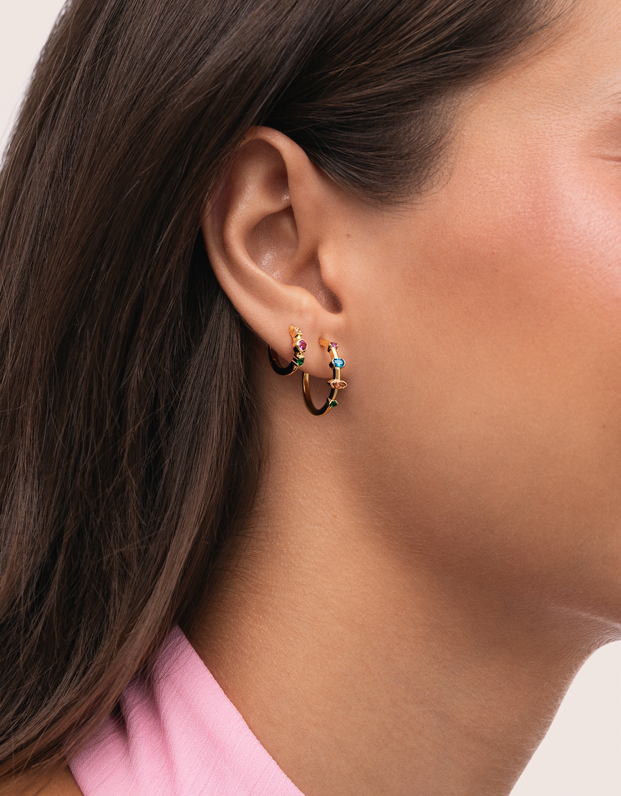 Piercing aro leonor baño oro de aleación de metales bañado en oro - Singularu - Multicolor Multicolor-2