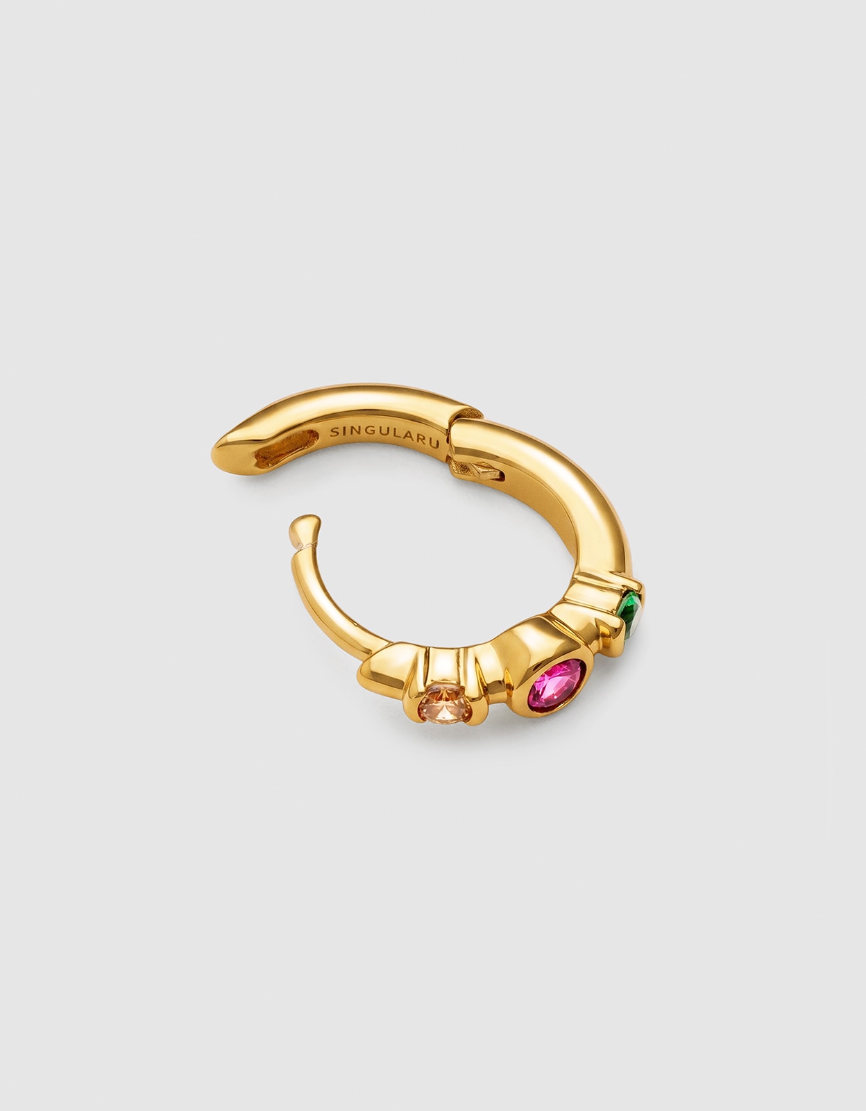 Piercing aro leonor baño oro de aleación de metales bañado en oro - Singularu - Multicolor Multicolor-3
