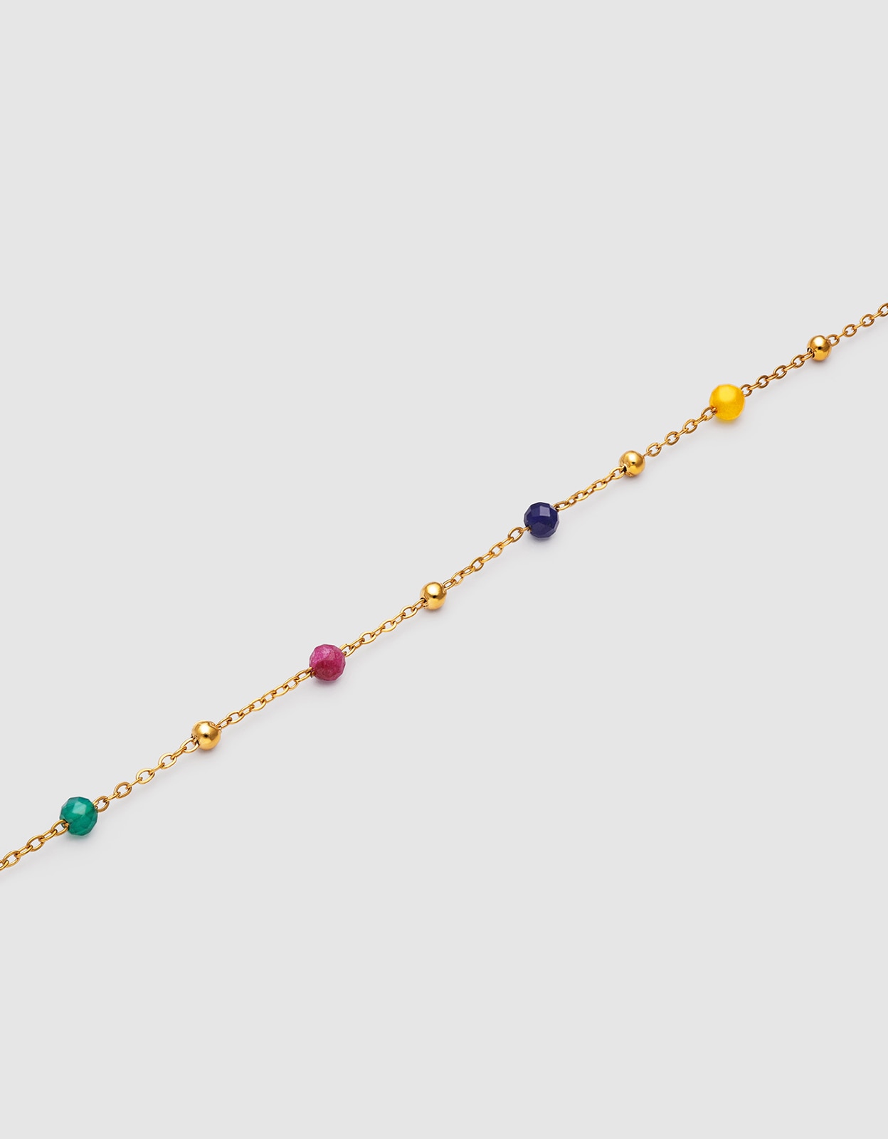 Imagen 3 de Collar sophie colors de acero bañado en oro - Singularu - Multicolor Multicolor