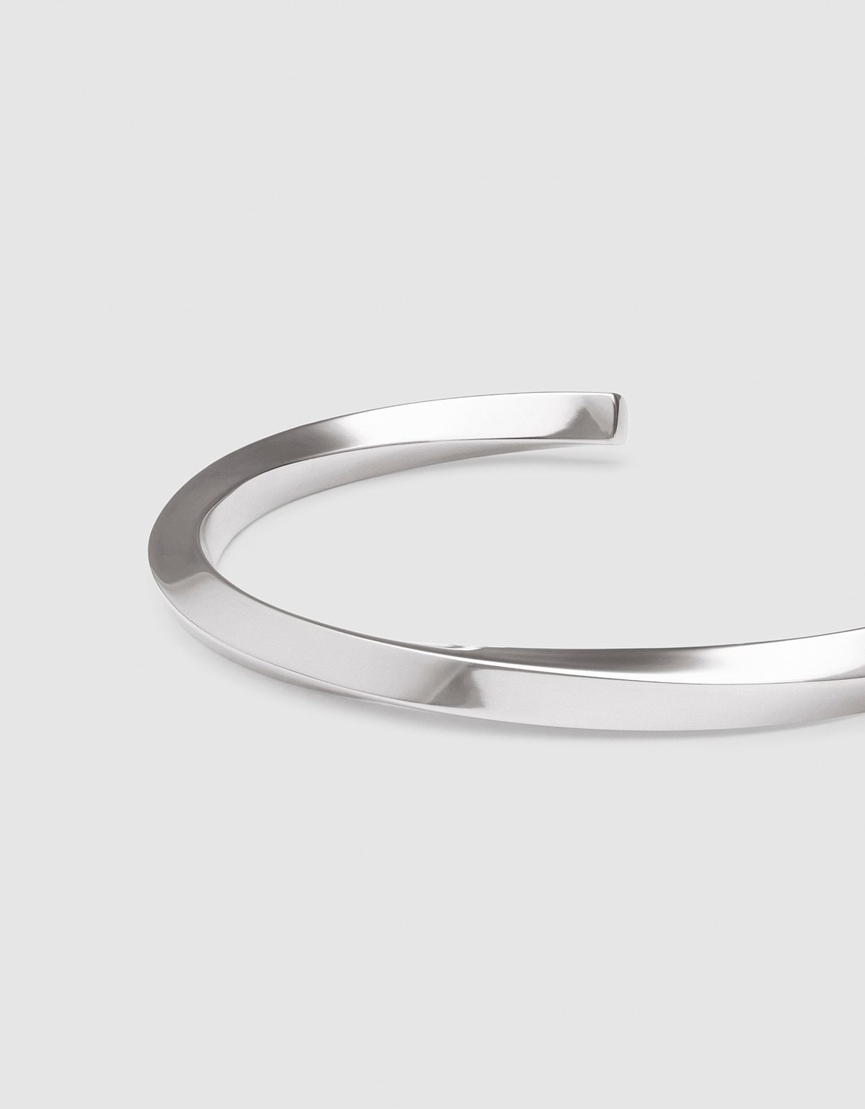 Imagen 3 de Brazalete lizze de acero - Singularu - Plateado Plateado