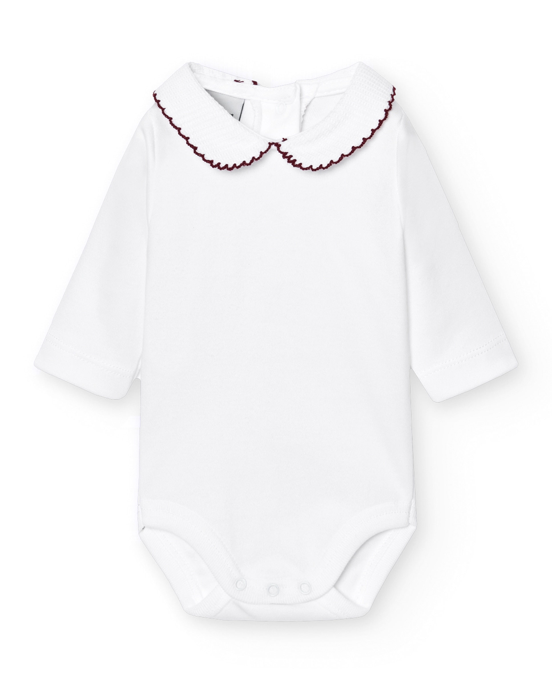 BABIDÚ - Pack de 2 bodys de bebé cuello polo pique.