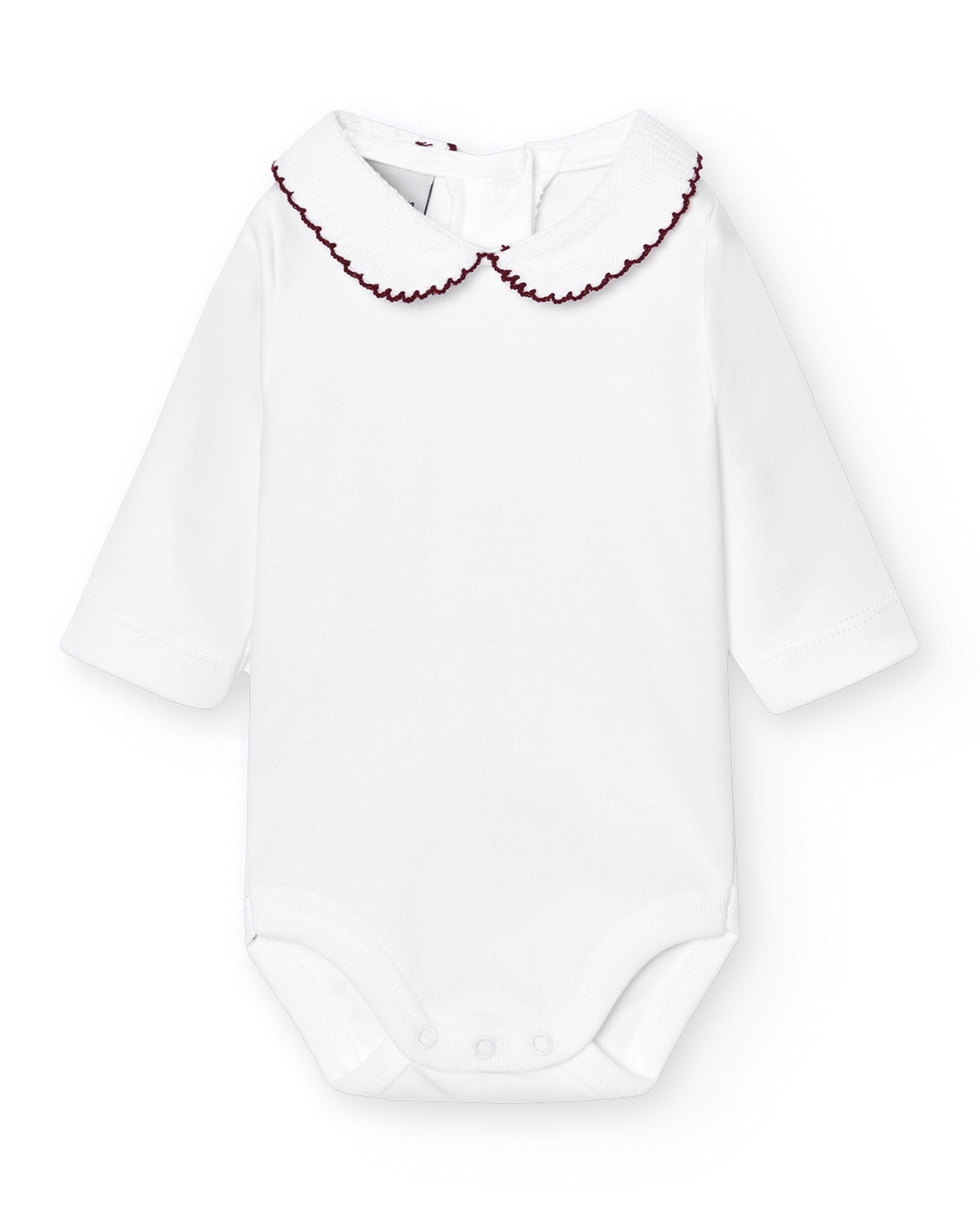 BABIDÚ - Pack de 2 bodys de bebé cuello polo pique.