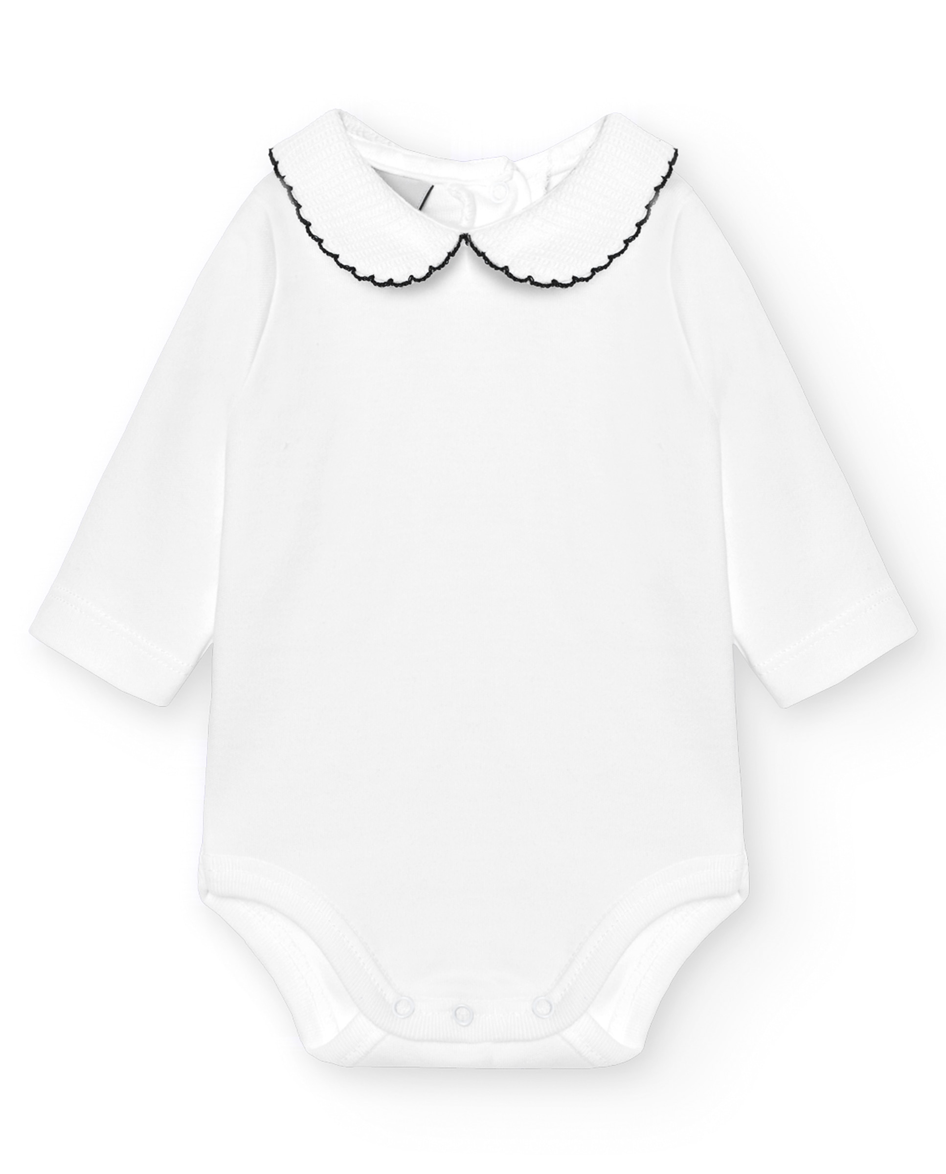 BABIDÚ - Pack de 2 bodys de bebé cuello polo pique.