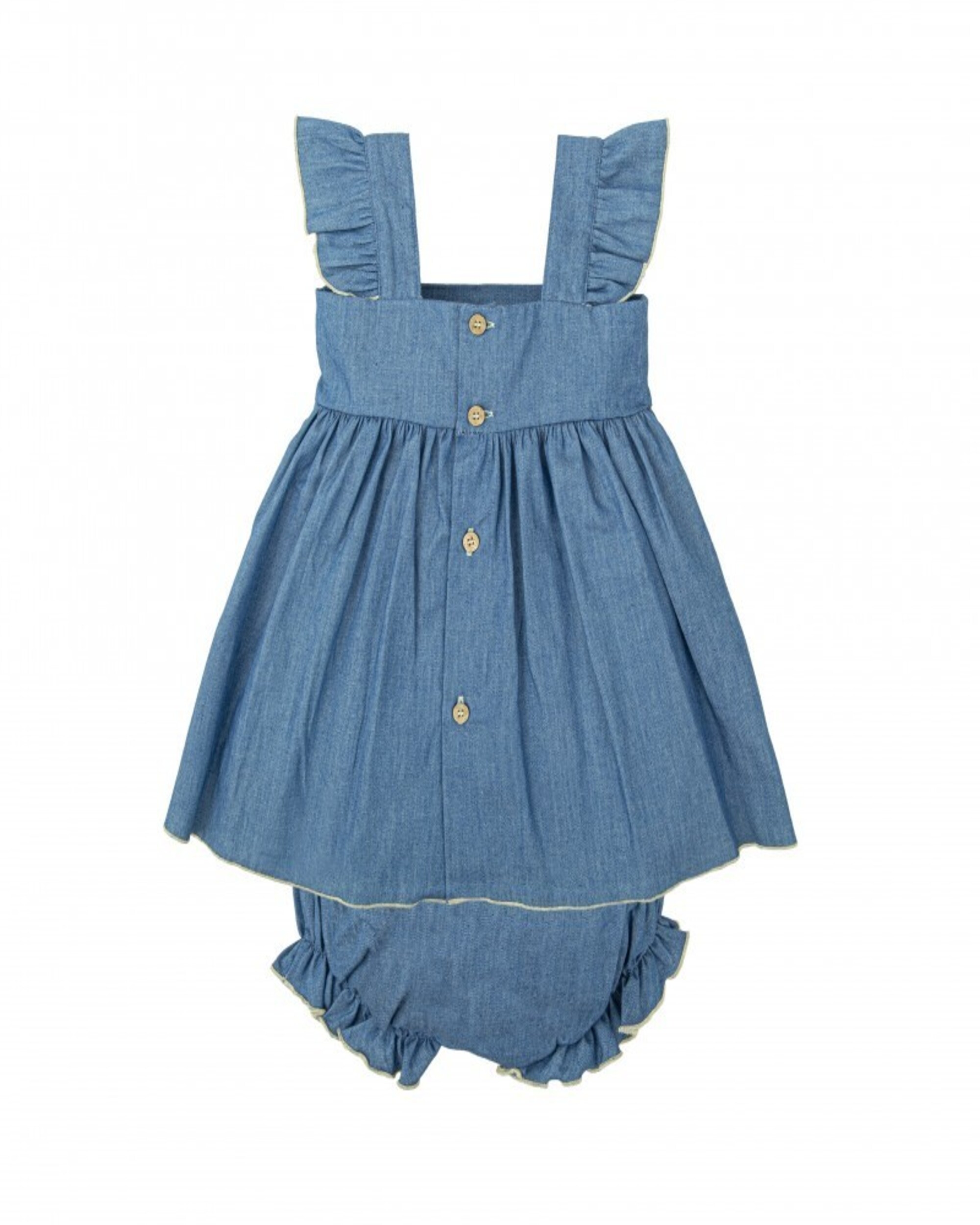 Conjunto de bebé dos piezas abrazo - BABIDÚ - Azul Azul-2