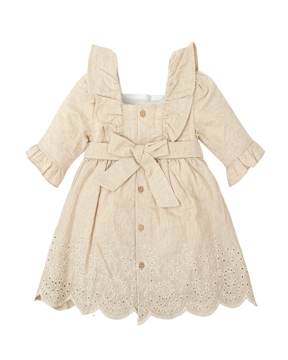 Vestido NiÃ±a Freestyle Vestido Naranja Tirantes Vestido Largo