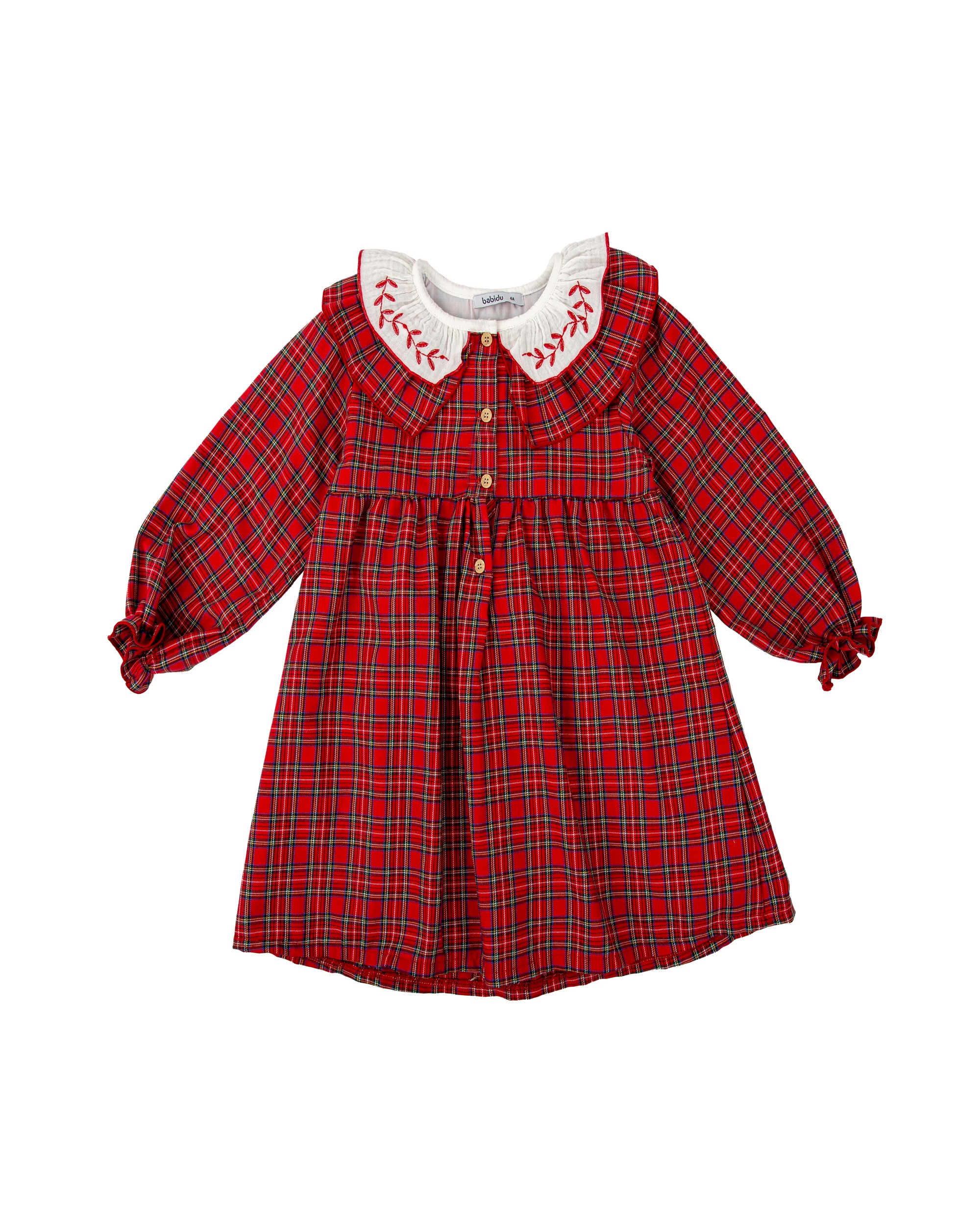 Imagen 0 de Vestido de niña colección Muerdago Rojo