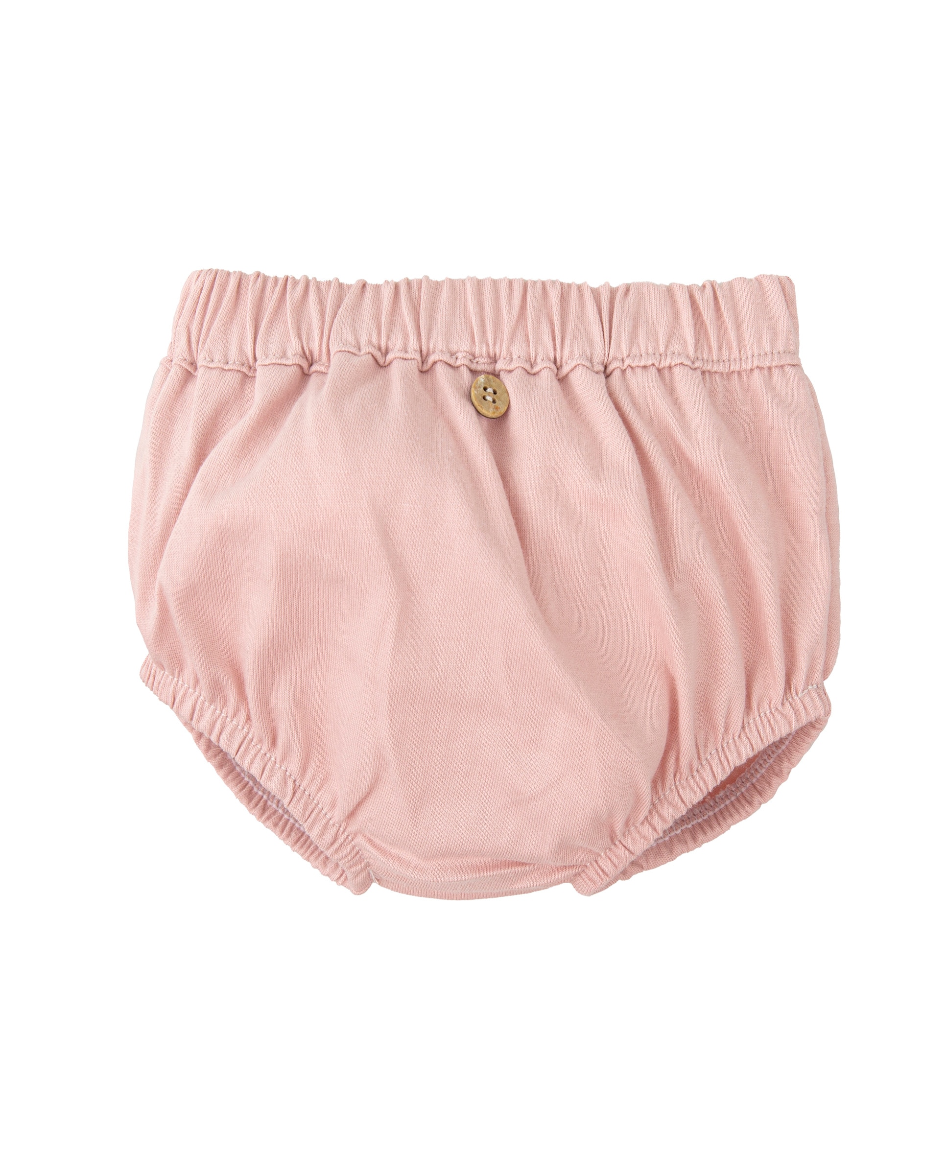 Cubrepañal de bebé de algodón en tono liso - BABIDÚ - Rosa Rosa-1