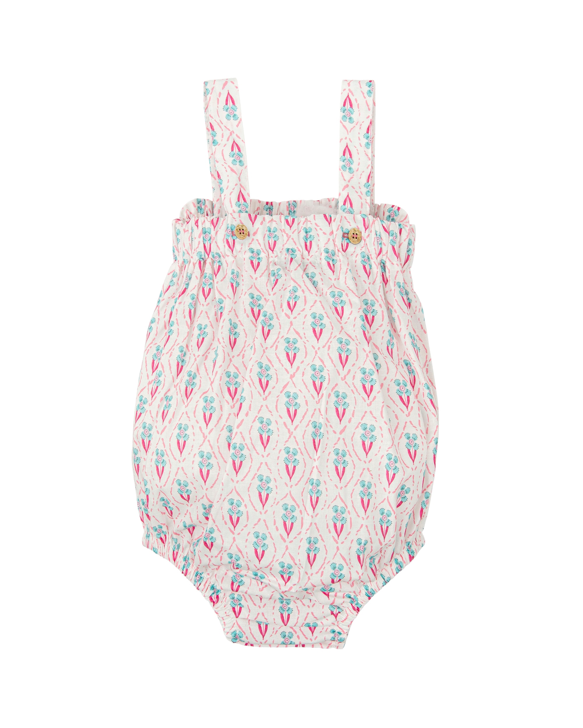 Pelele de bebé tirantes chispa - BABIDÚ - Multicolor Multicolor-2