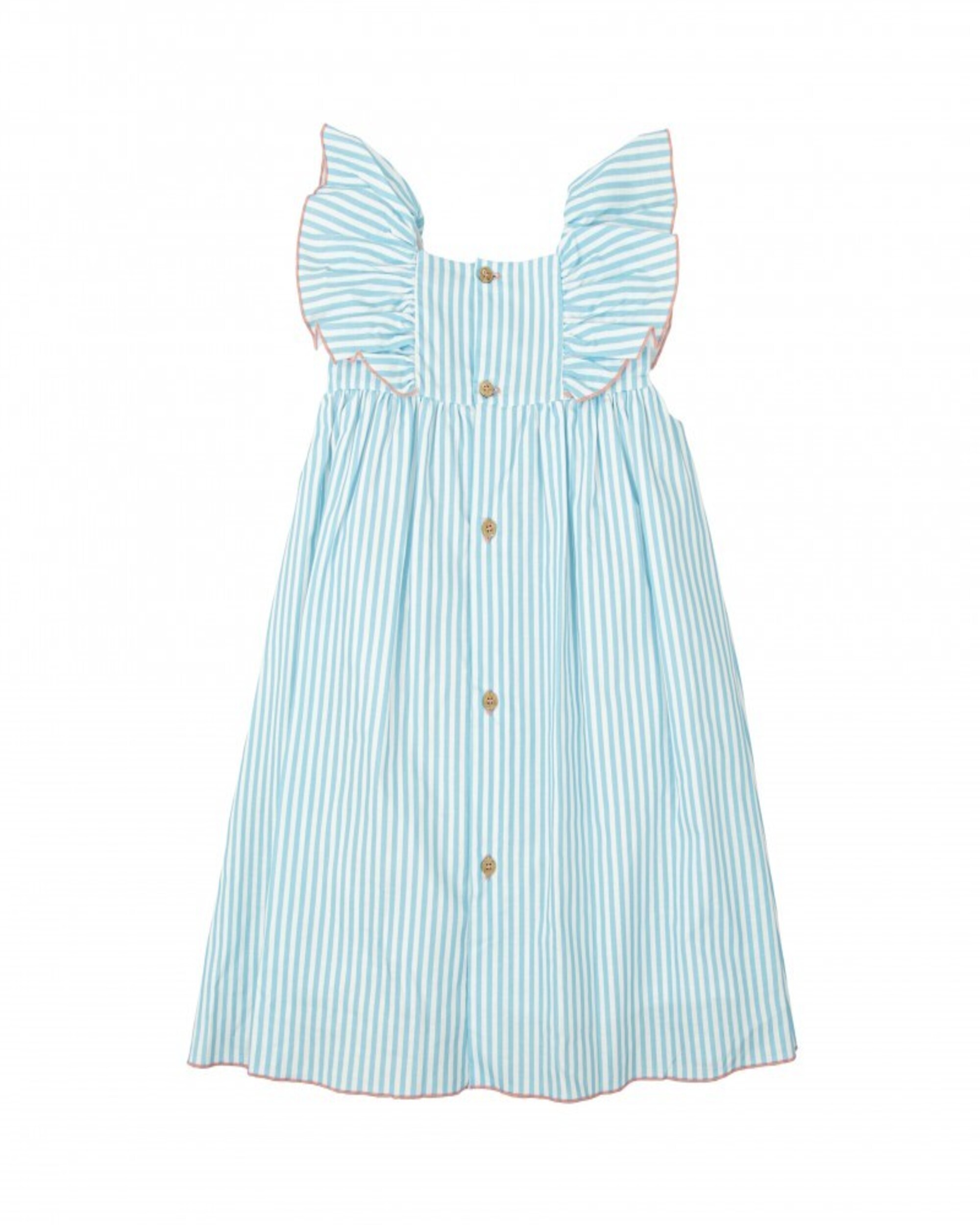Imagen 2 de Vestido de niña volantes melodia - BABIDÚ - Azul Azul