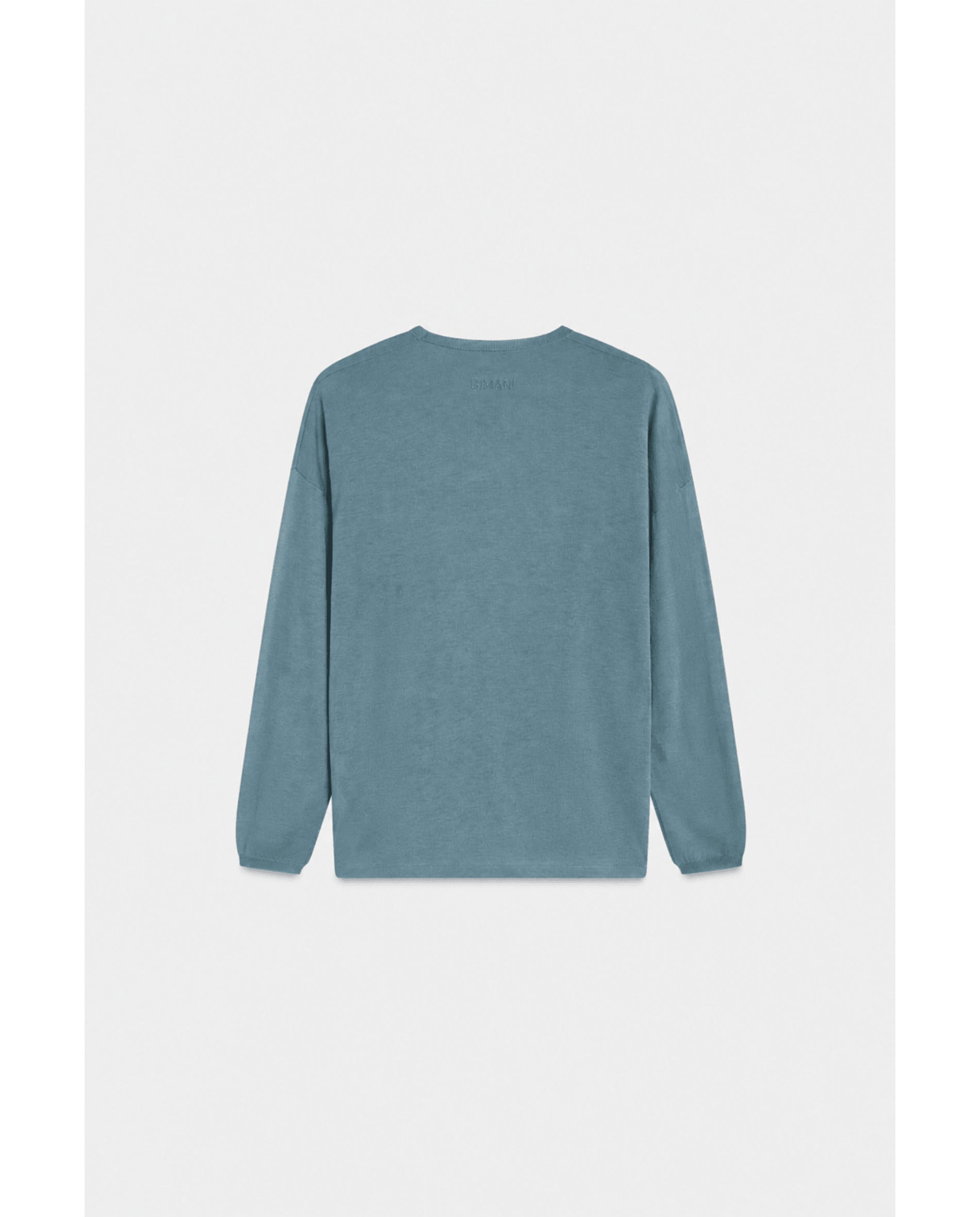 Jersey de mujer fino de lana - Bimani - Azul Azul-3