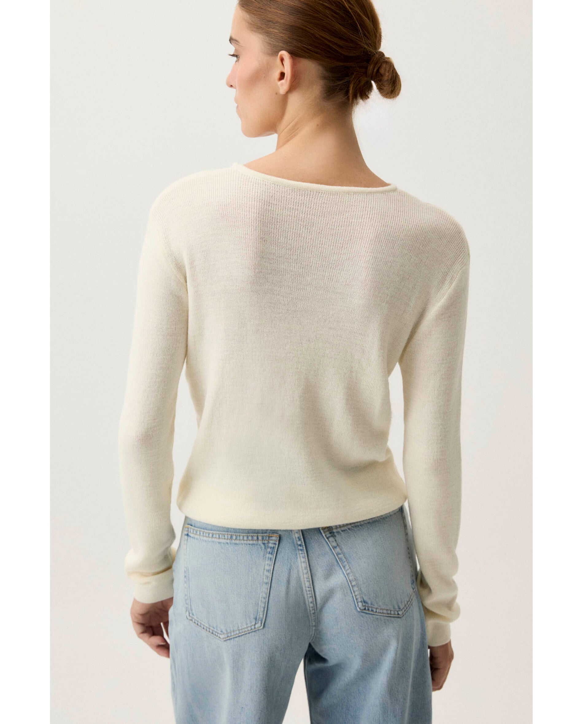 Jersey de mujer de lana - Bimani - Crudo Crudo-2