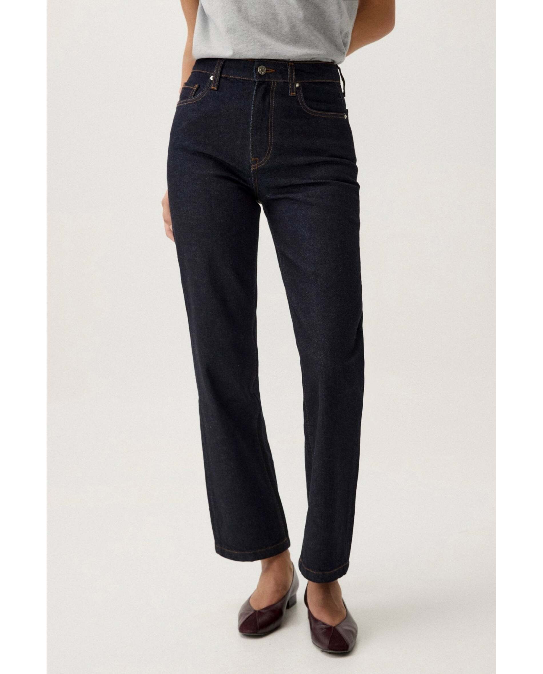 Vaquero de mujer denim oscuro - Bimani - Azul denim Azul denim-1