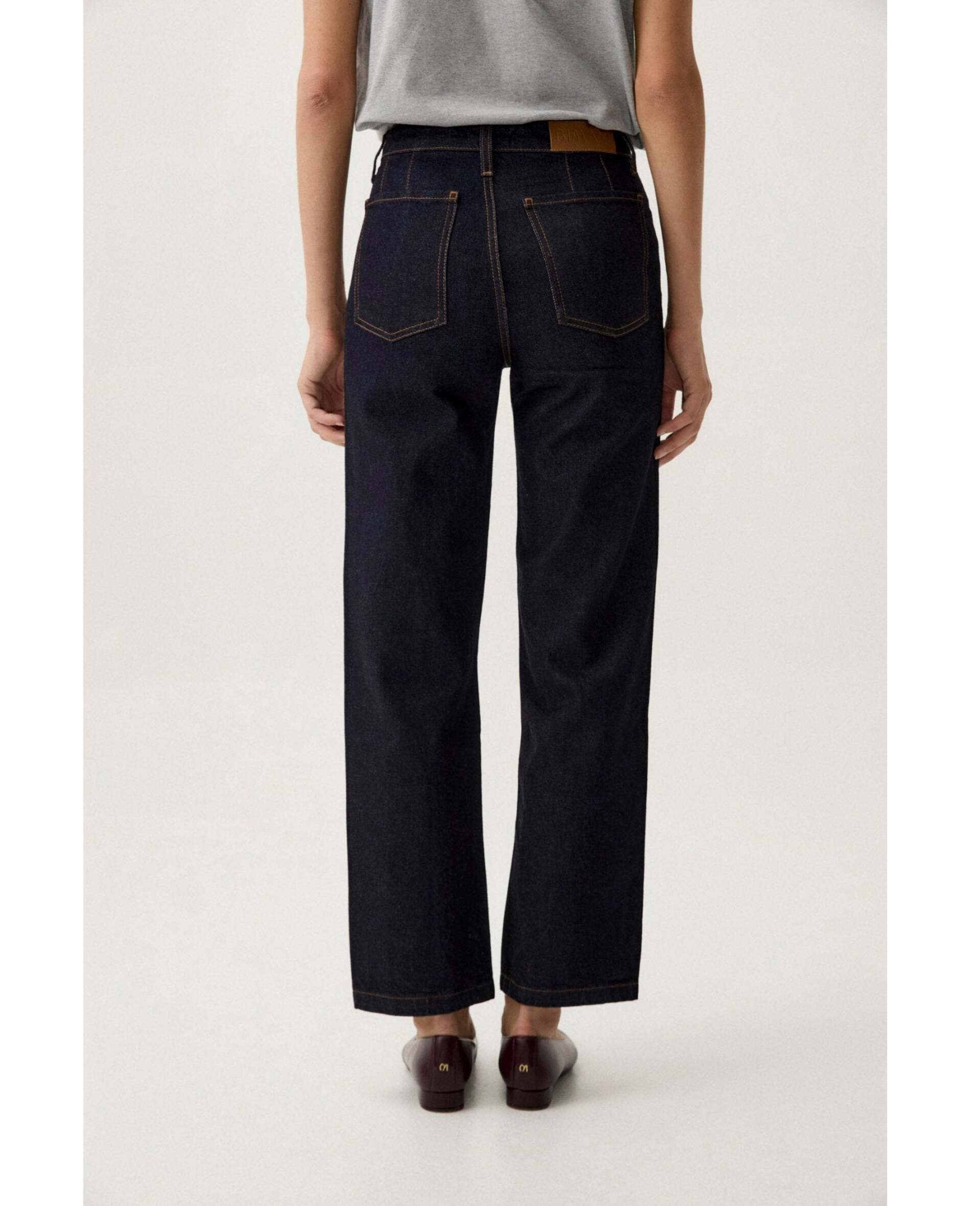 Vaquero de mujer denim oscuro - Bimani - Azul denim Azul denim-2