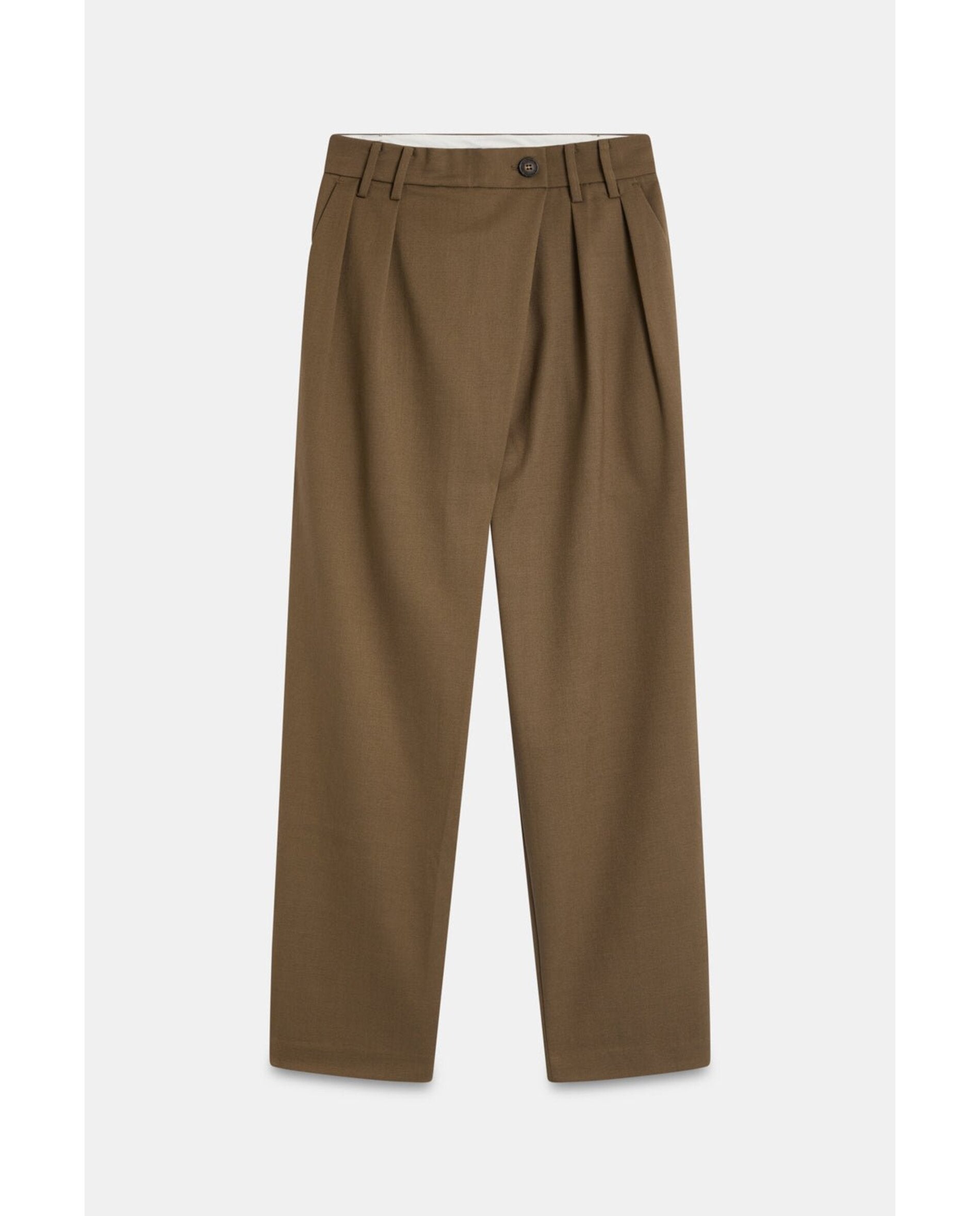 Imagen 2 de Pantalón de mujer tiro cruzado - Bimani - Verde militar Verde militar