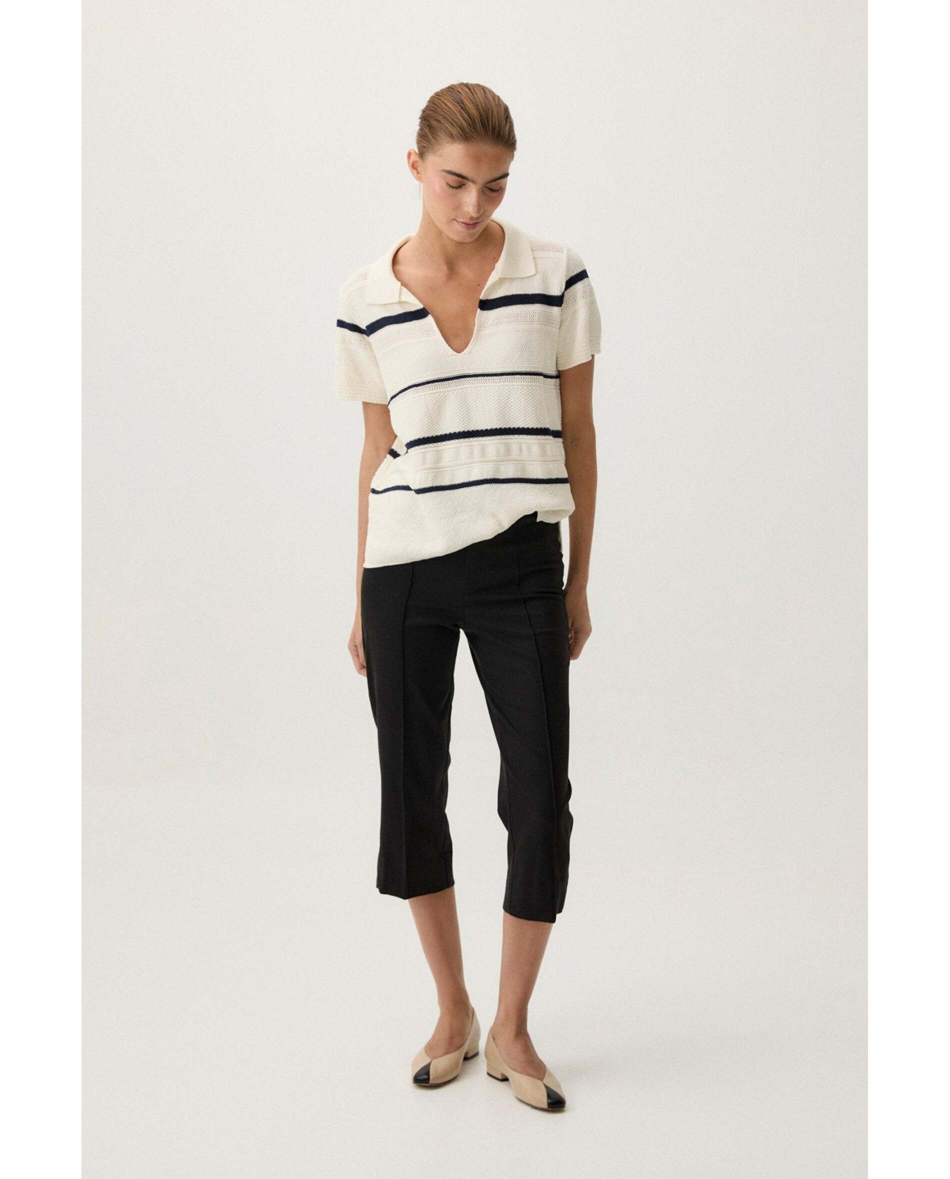 Pantalón de mujer capri - Bimani - Negro Negro-1