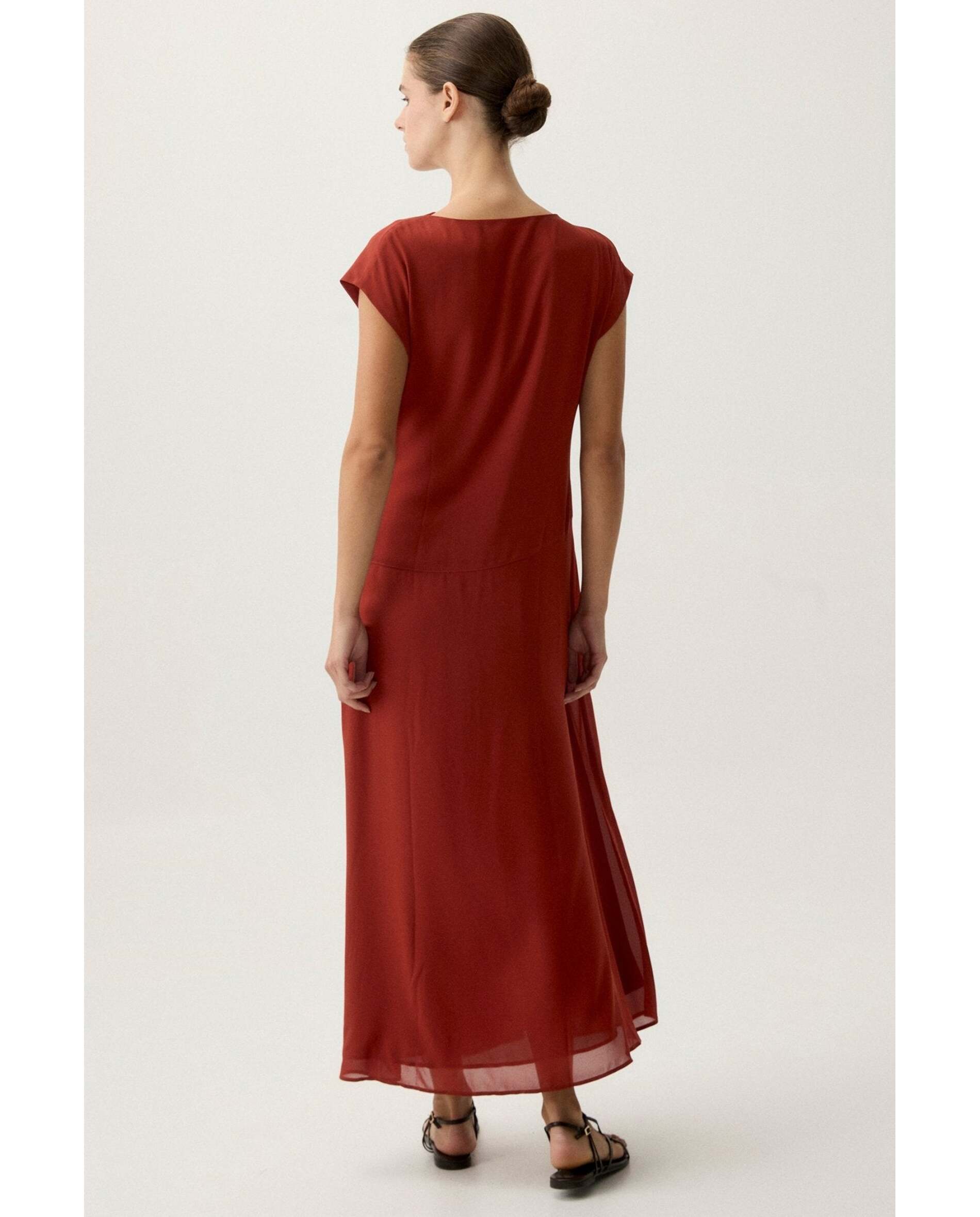 Vestido de mujer falda con vuelo - Bimani - Teja Teja-2