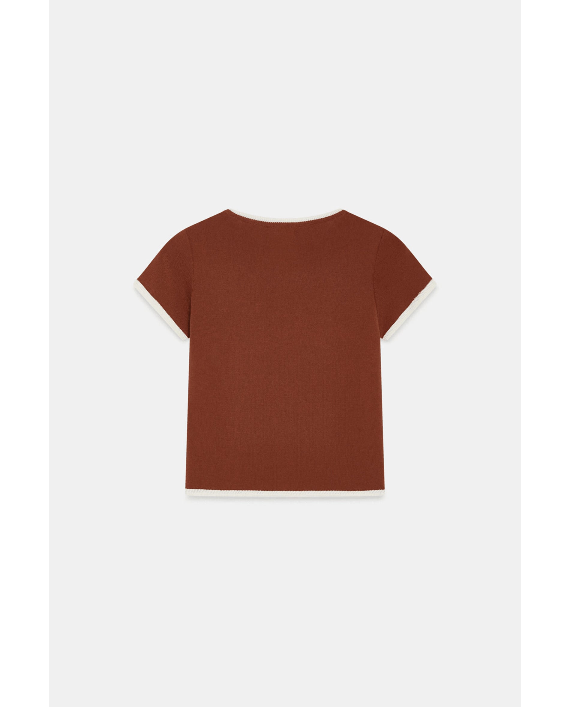 Camiseta de mujer de punto liso - Bimani - Teja Teja-3