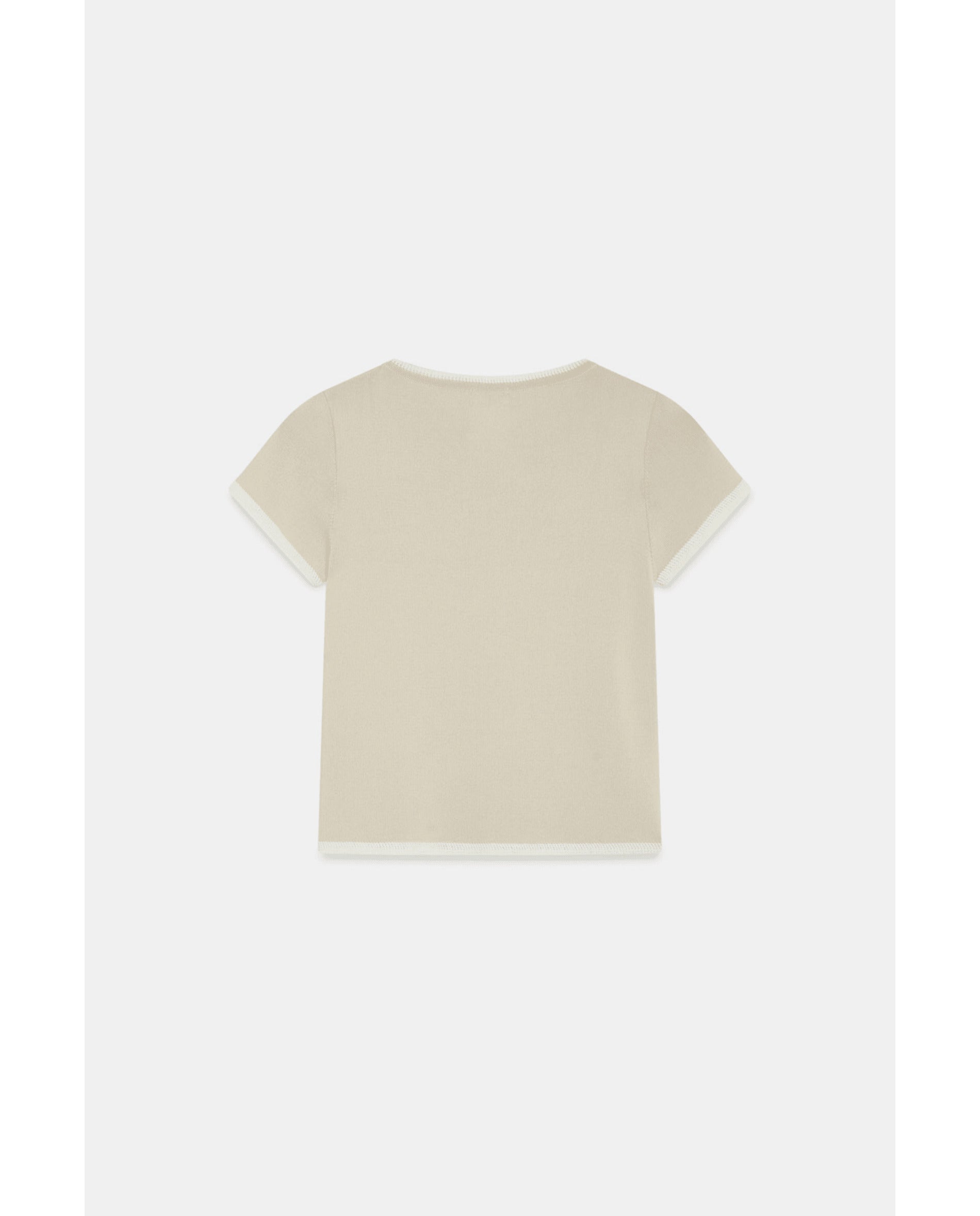 Camiseta de mujer de punto liso - Bimani - Natural Natural-3