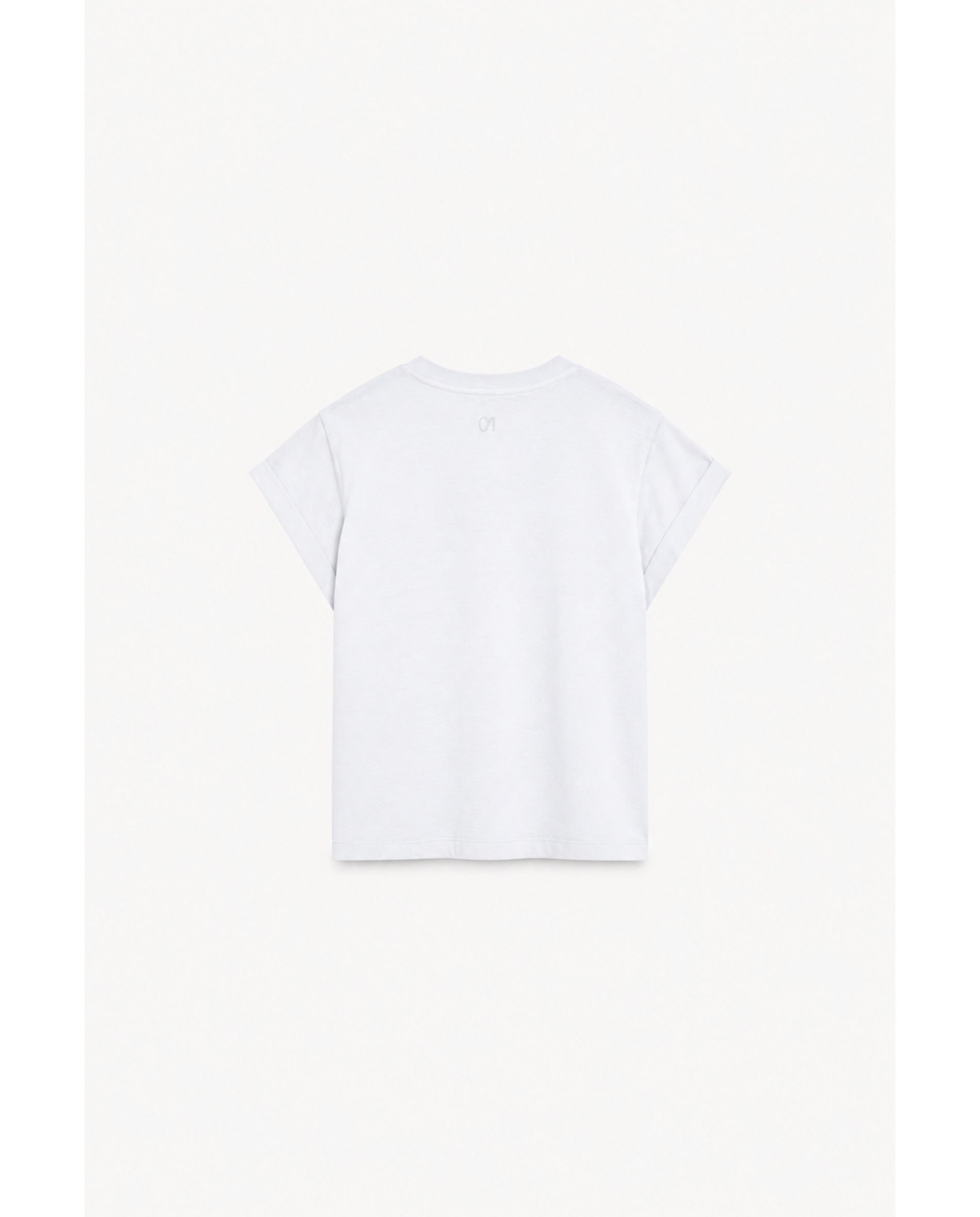 Camiseta de mujer de algodón - Bimani - Blanco Blanco-3