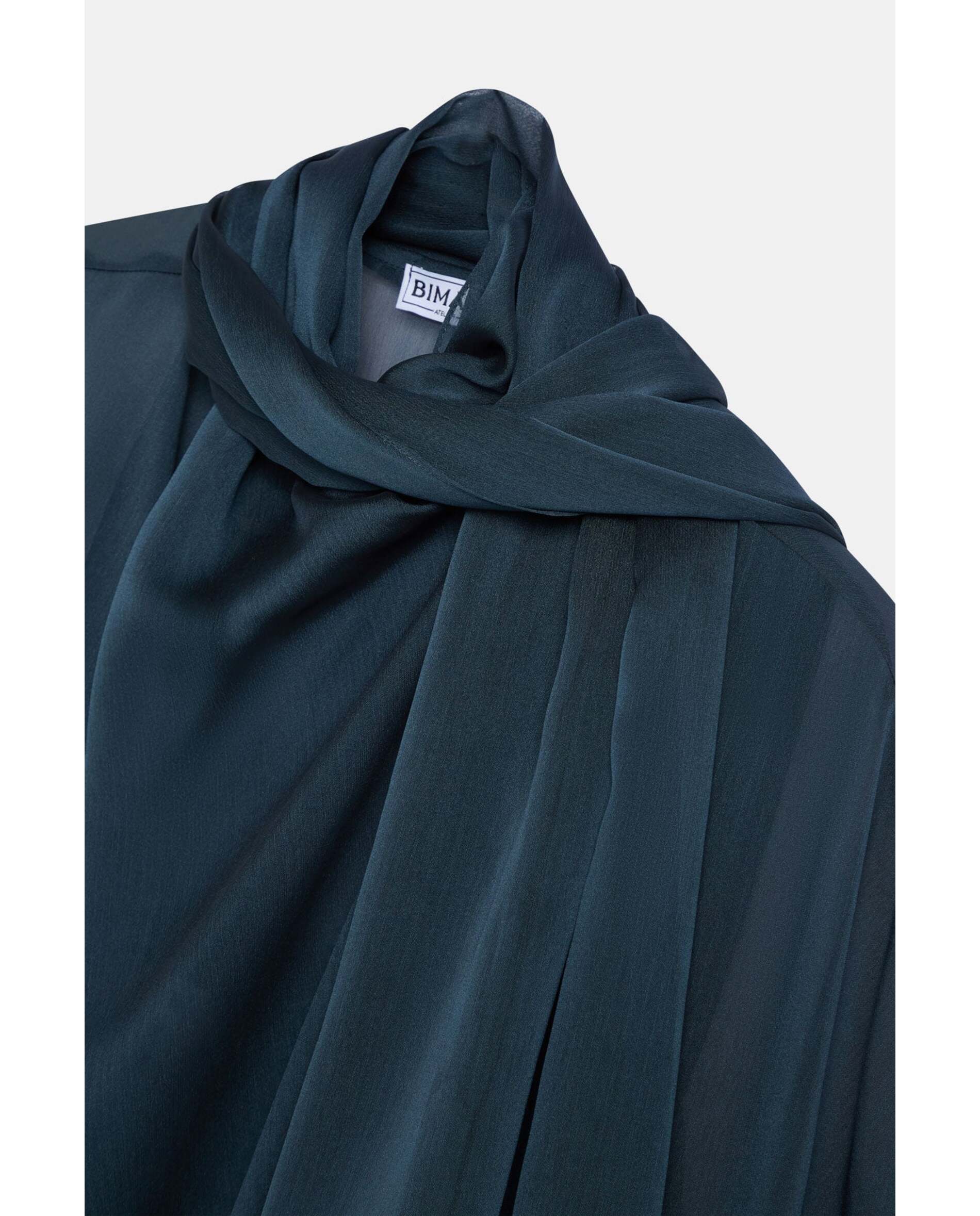 Imagen 2 de Blusa de mujer tipo capa - Bimani - Petróleo Petróleo