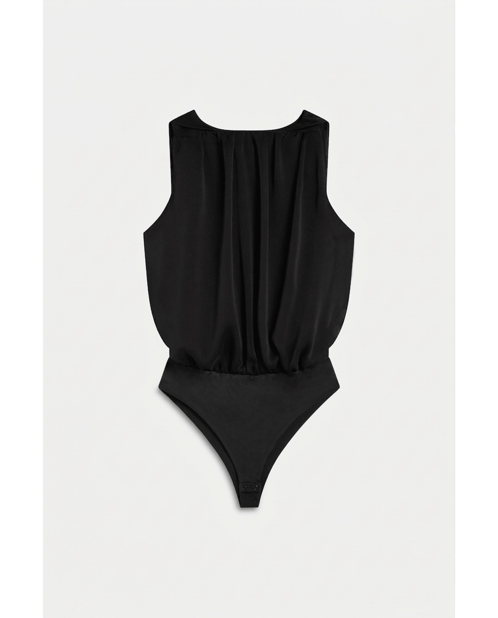 Blusa de mujer tipo body - Bimani - Negro Negro-3