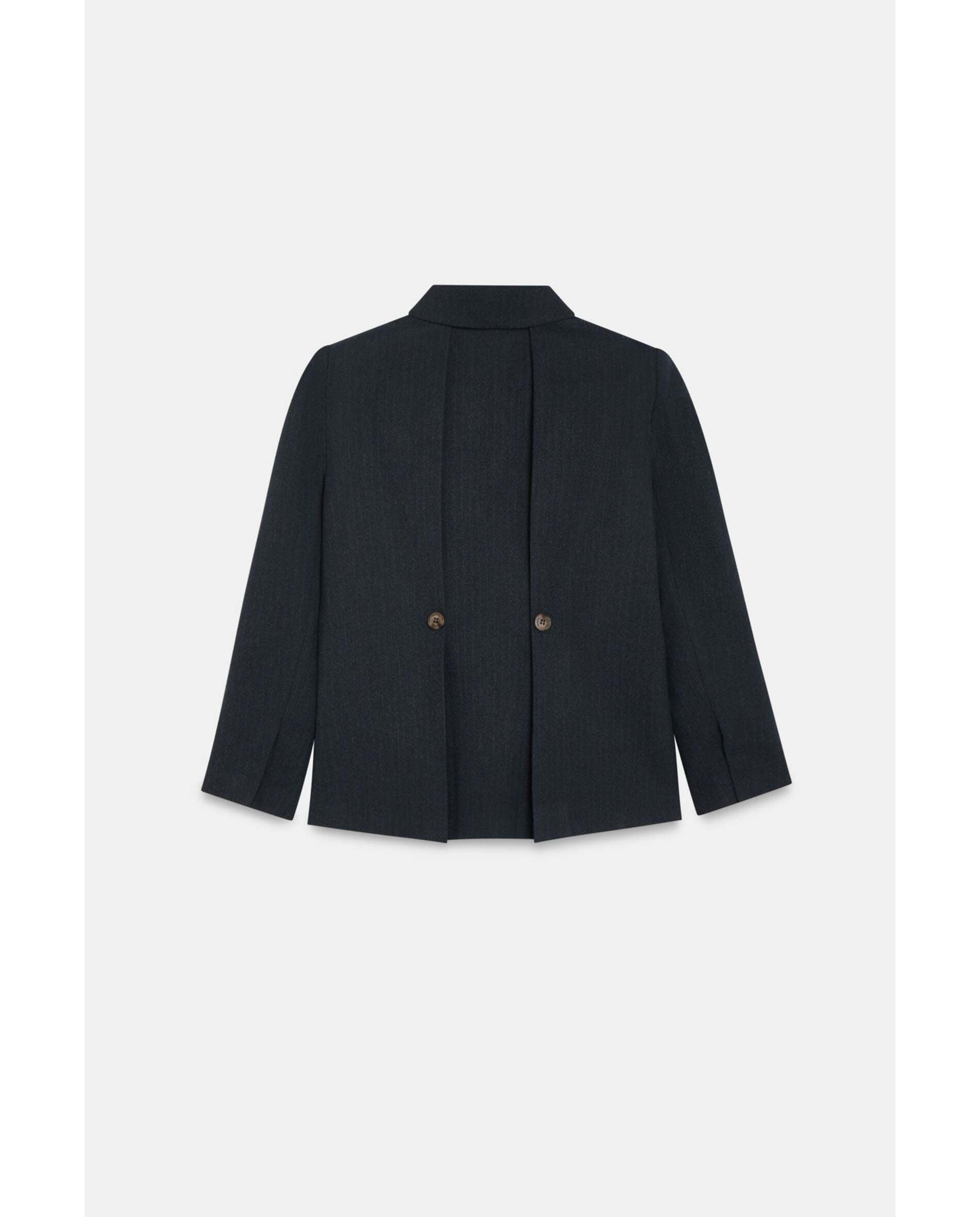 Blazer de mujer de raya diplomática - Bimani - Blanco Blanco-3
