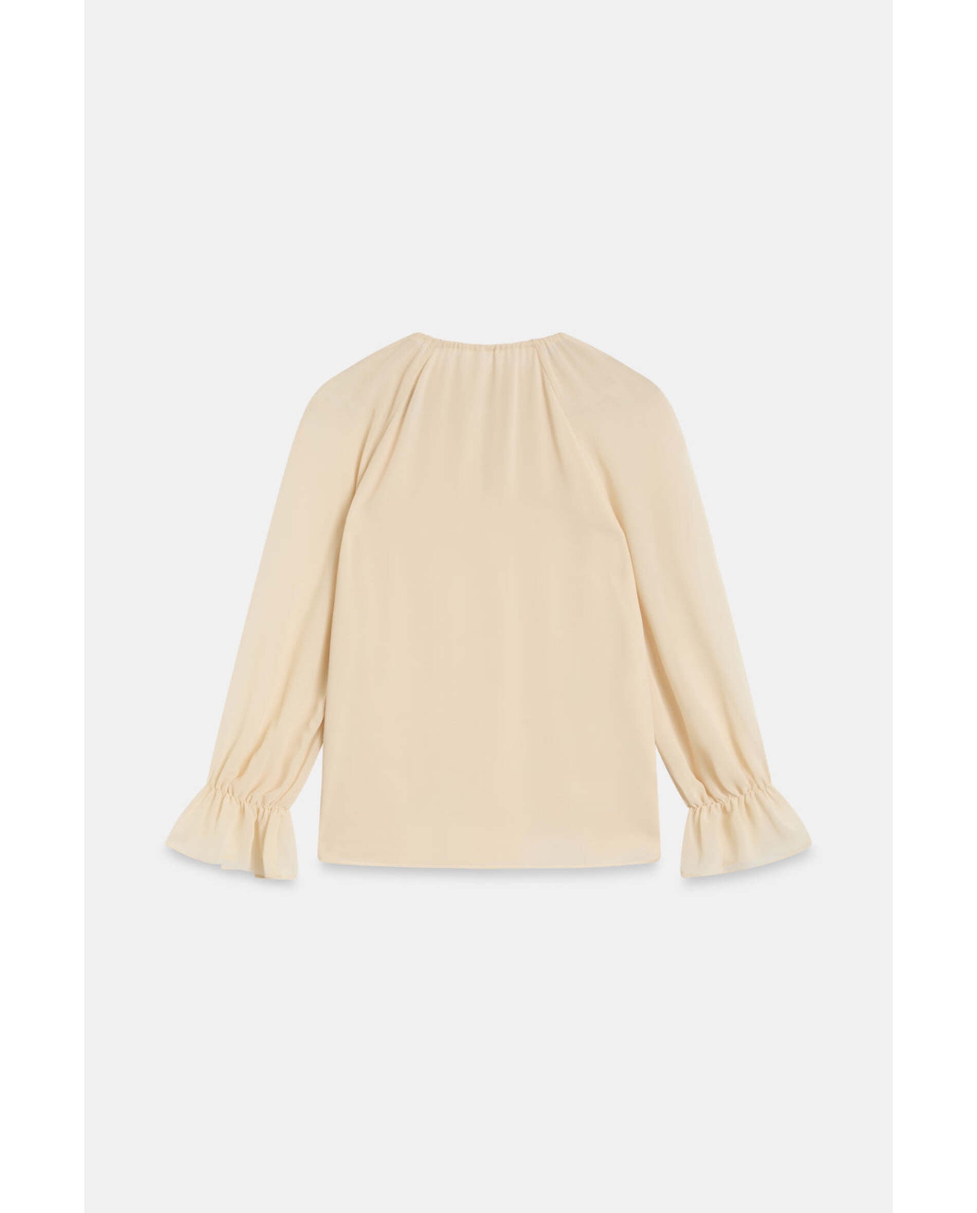 Blusa de mujer de tejido bimani - Beige Beige-3