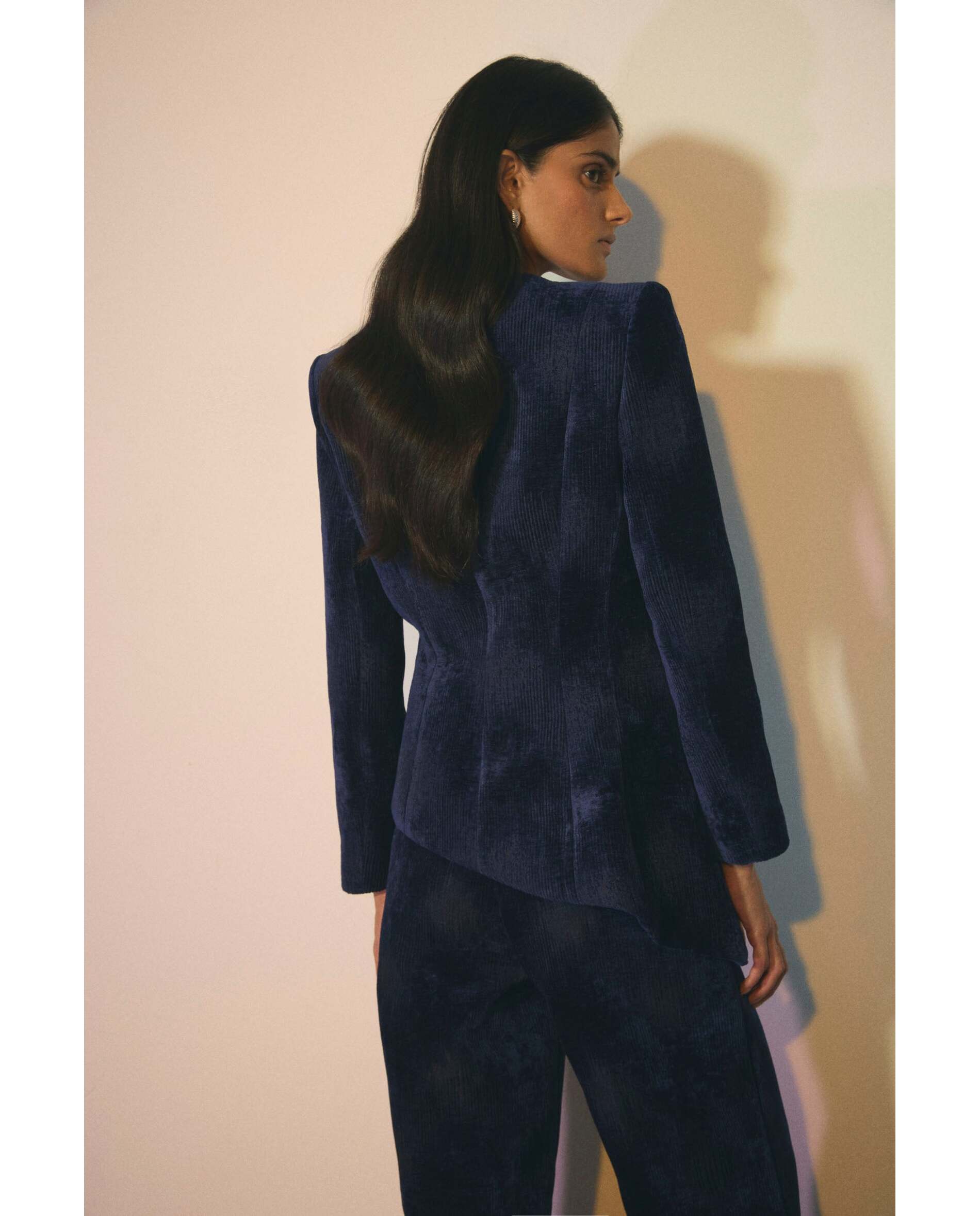 Imagen 2 de Blazer de mujer fit entallado - Bimani - Azul Azul