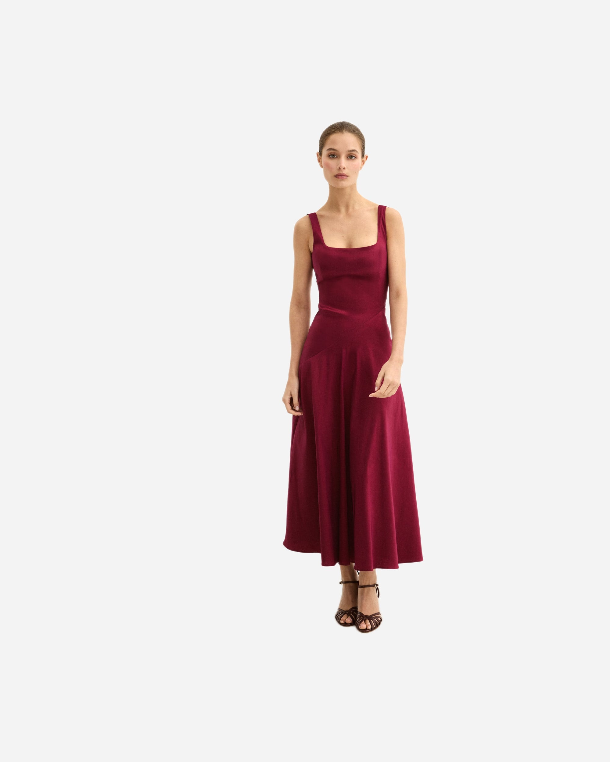 Bimani - Vestido midi de mujer ceñido.