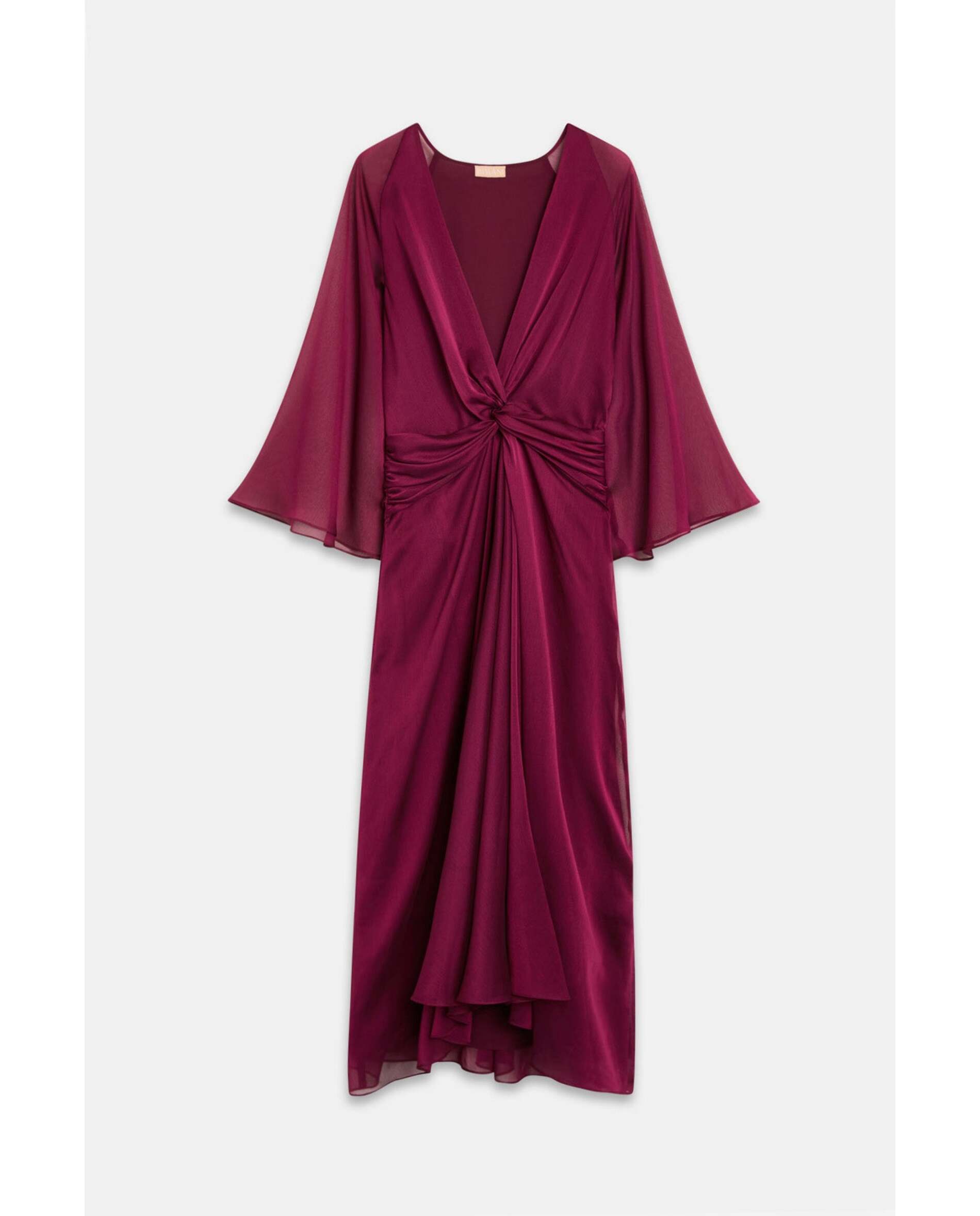 Bimani - Vestido de mujer de gasa catiónica.