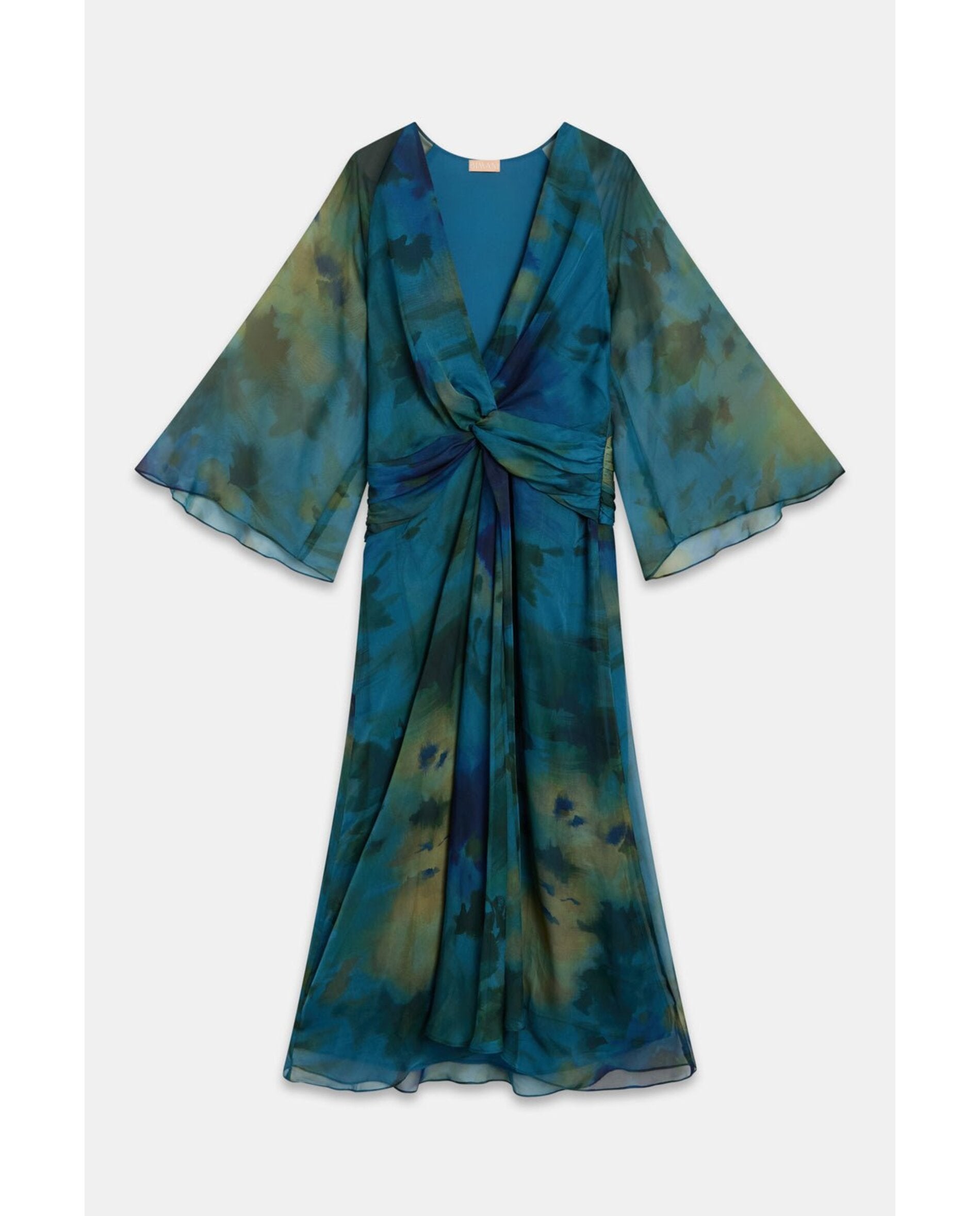 Bimani - Vestido de mujer de gasa estampada.