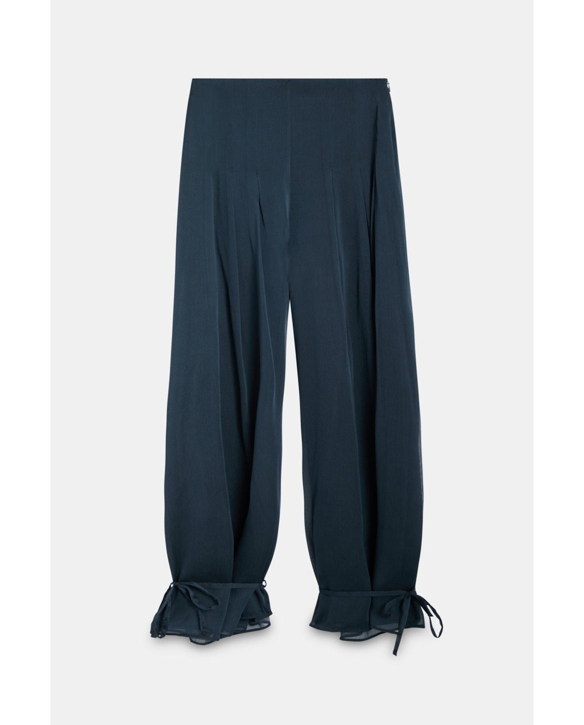 Pantalón de mujer de gasa catiónica - Bimani - Petróleo Petróleo-6