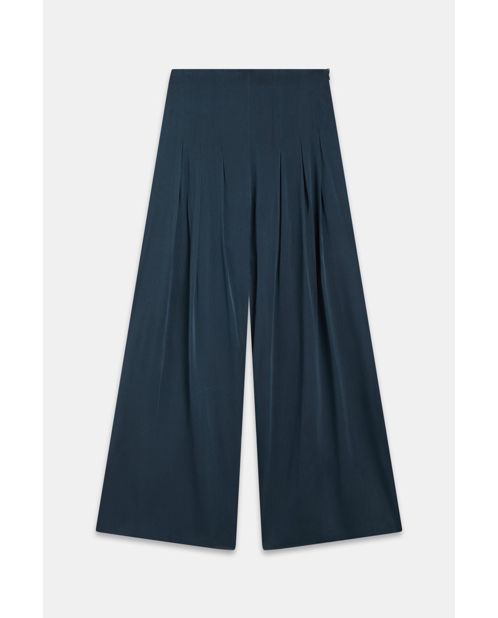 Pantalón de mujer de gasa catiónica - Bimani - Petróleo Petróleo-7