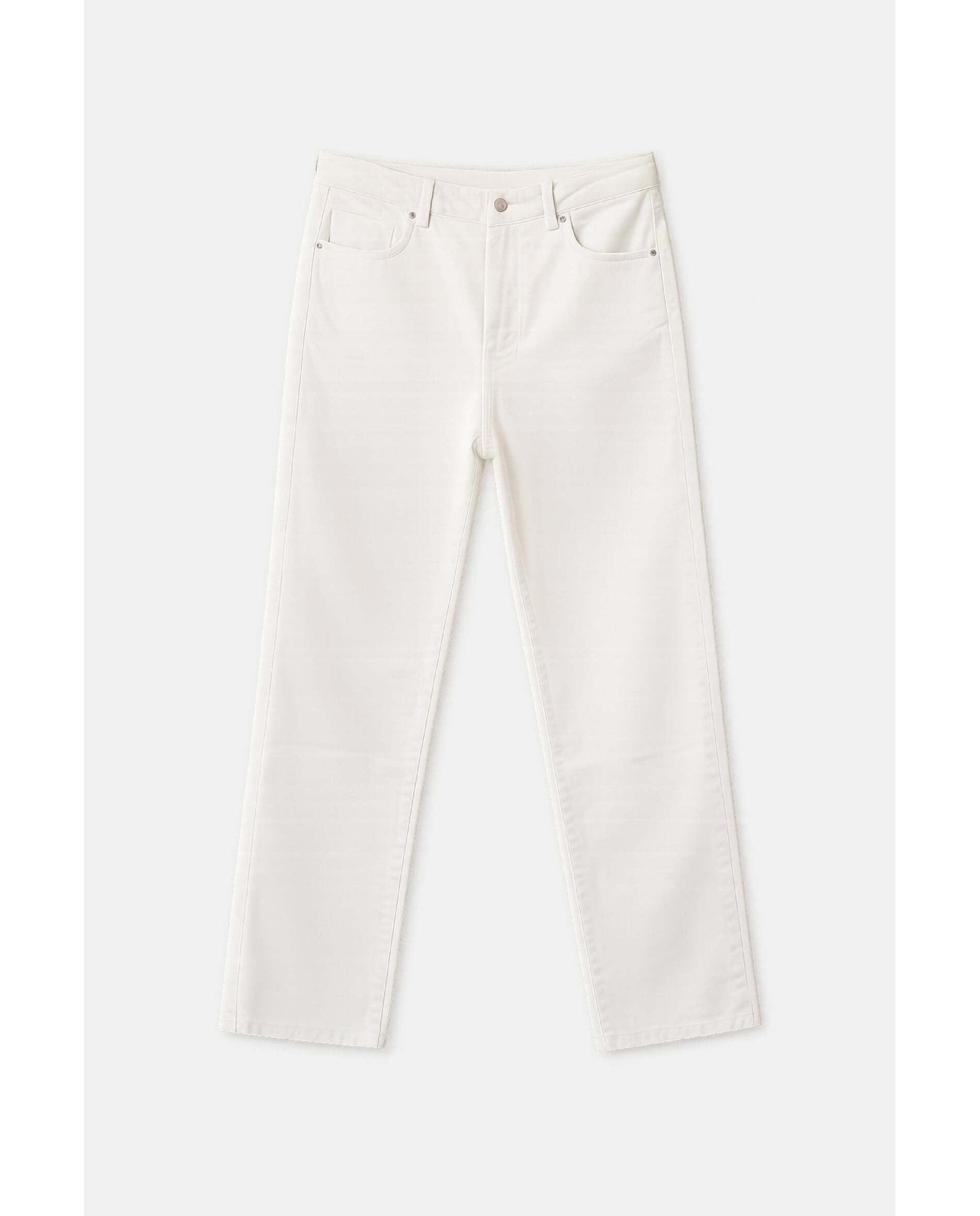 Vaquero de mujer de corte recto - Bimani - Beige Beige-1