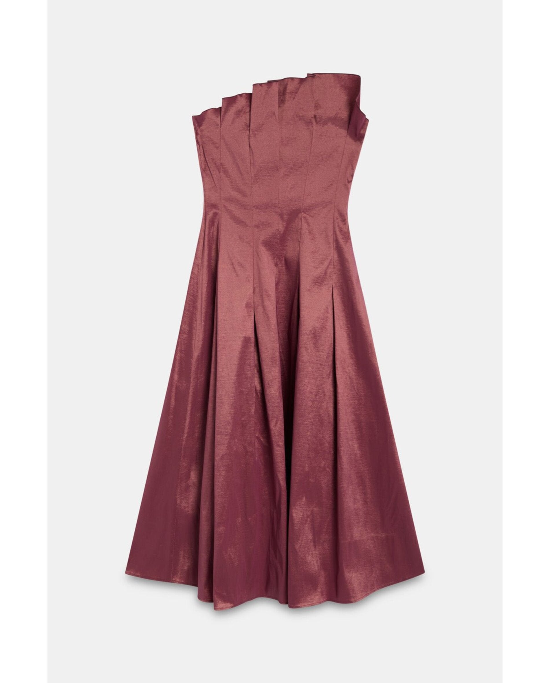 Imagen 6 de Vestido de mujer palabra de honor - Bimani - Rosa Rosa