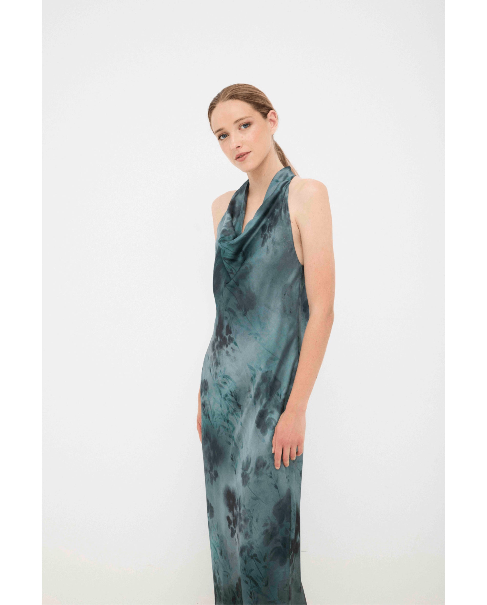 Imagen 2 de Vestido de mujer estampado - Bimani - Azul Azul