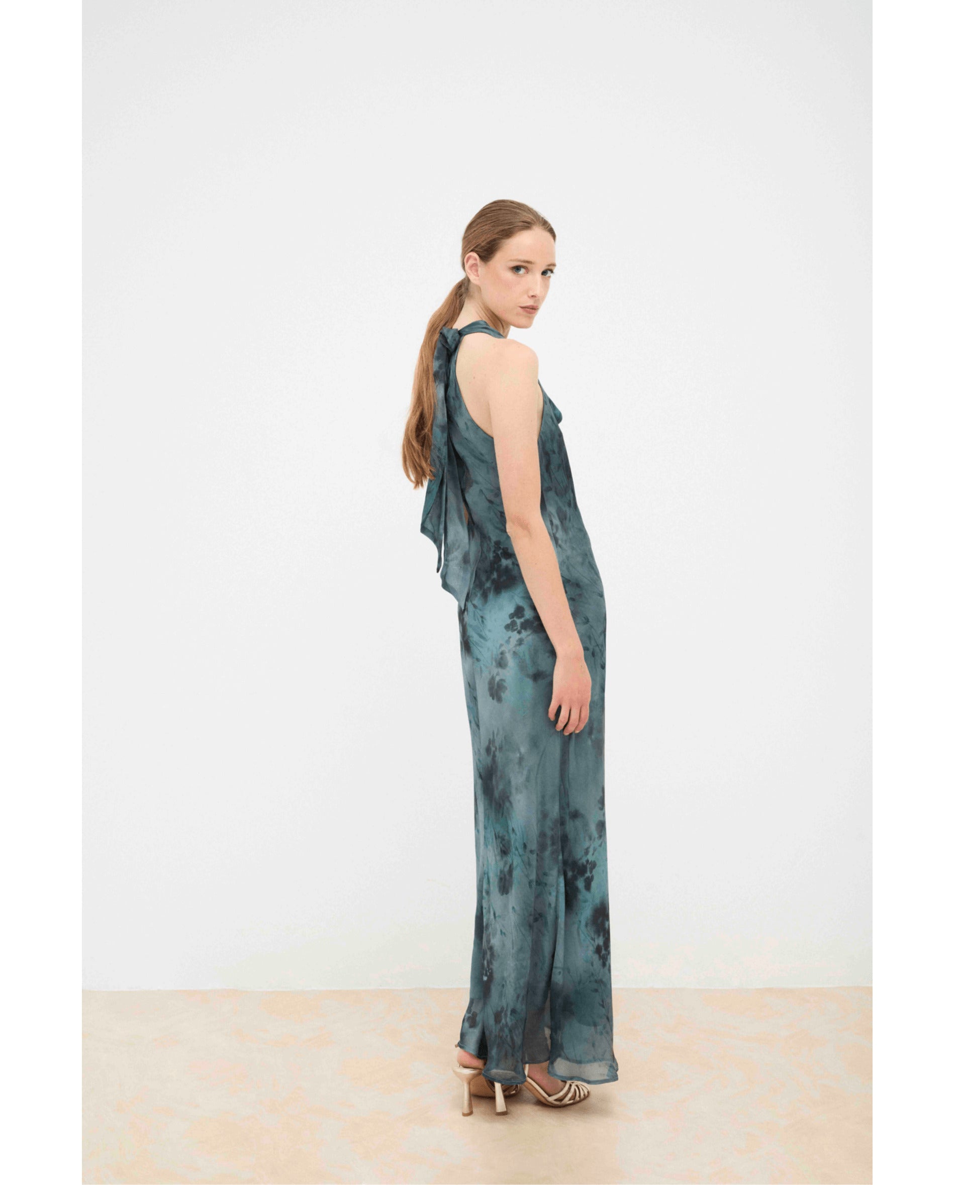 Imagen 3 de Vestido de mujer estampado - Bimani - Azul Azul